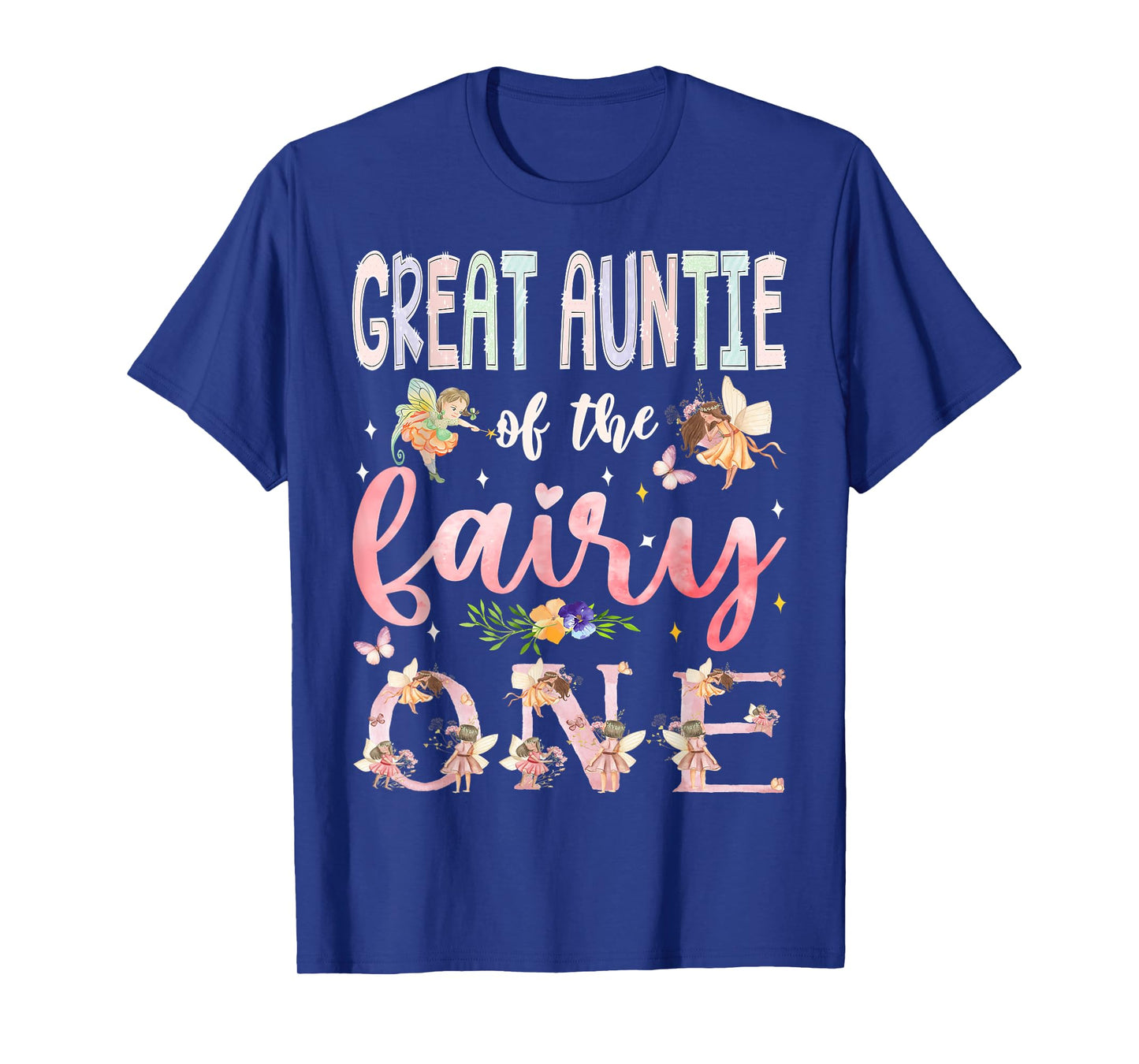 Great Auntie Of The Fairy One 1St Birthday Girl Matching T-Shirt
