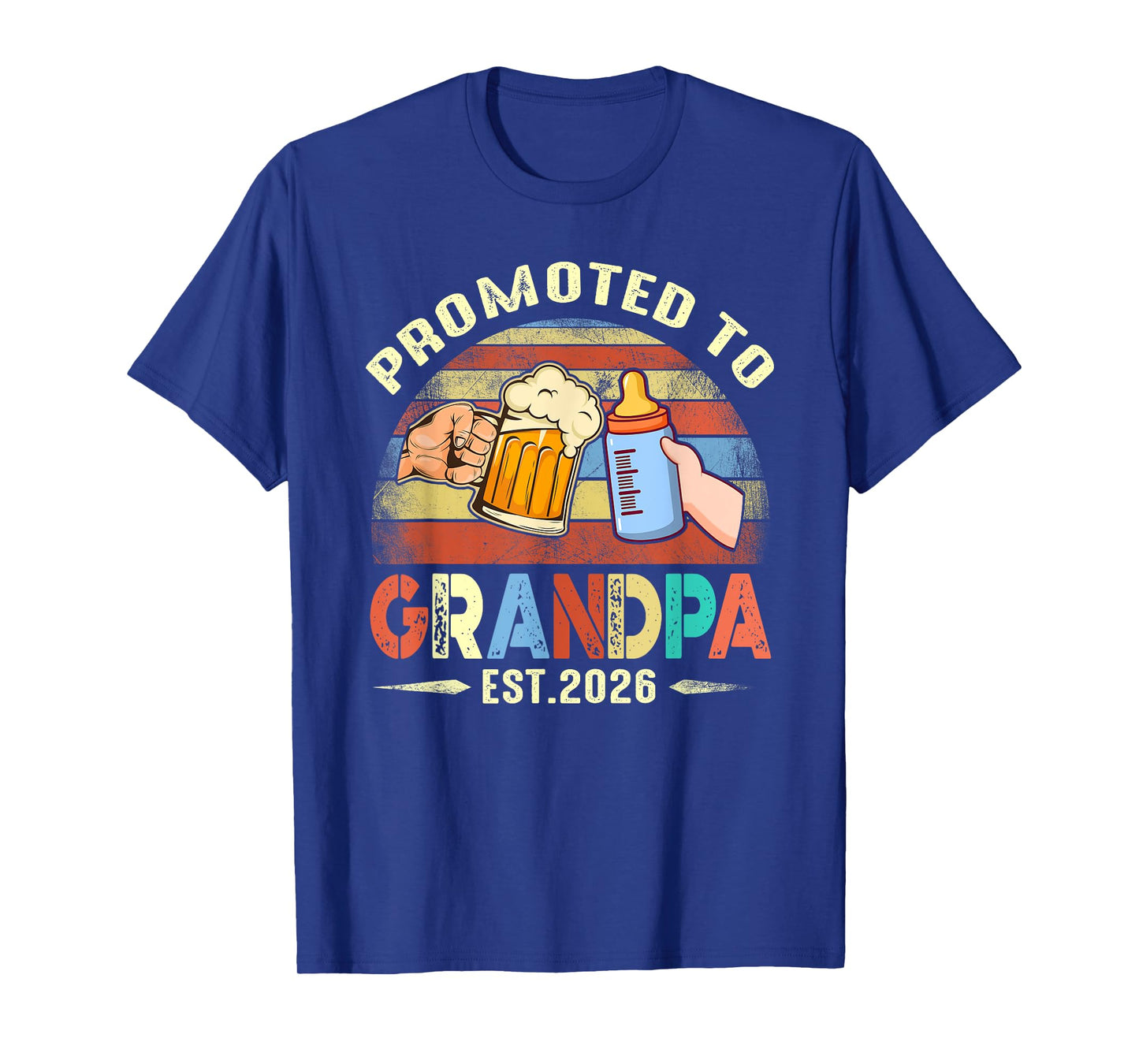 First time Grandpa New Dad Promoted to Grandpa 2026 T-Shirt