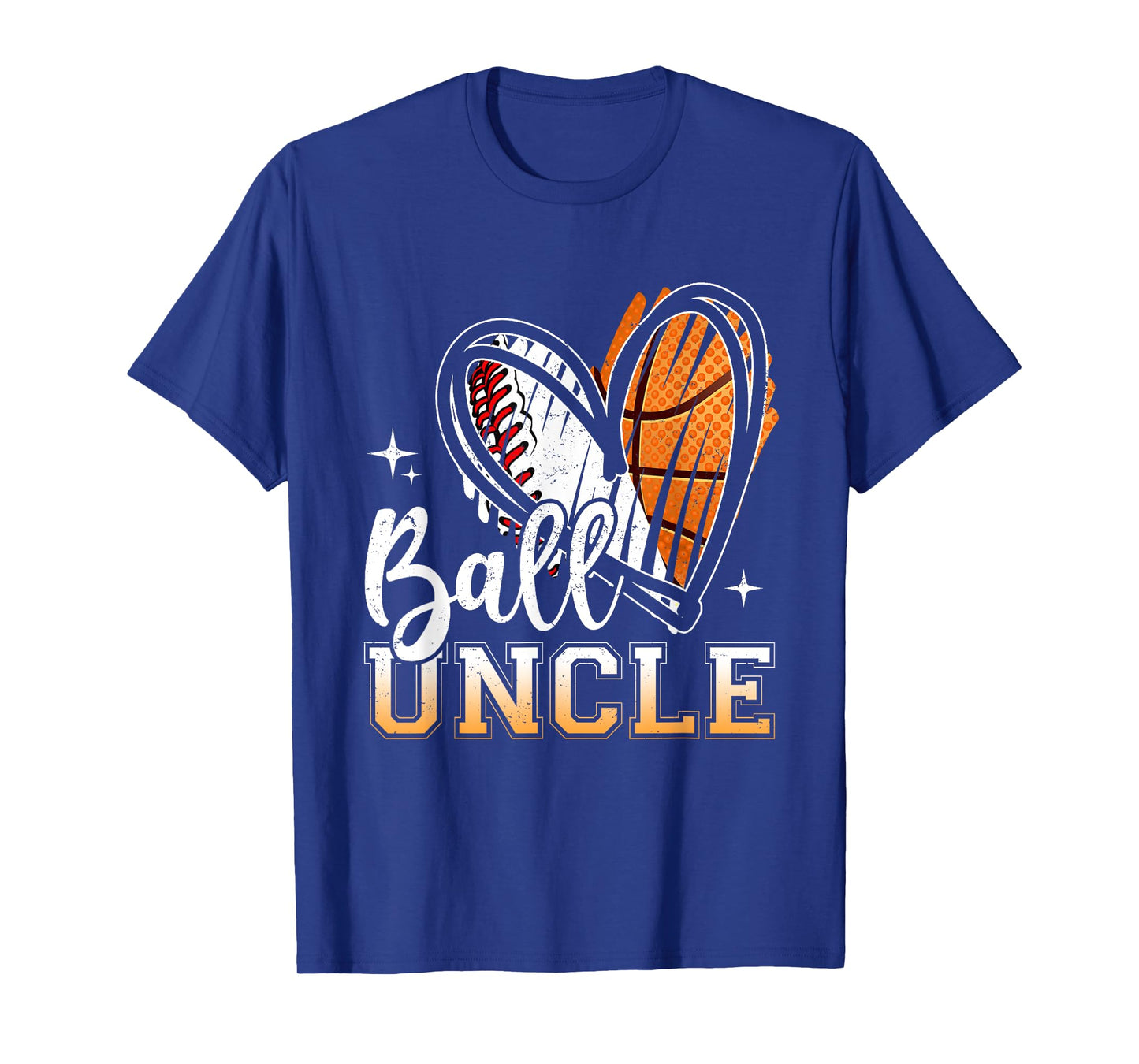 Ball Uncle Baseball Basketball Uncle Fathers Day T-Shirt