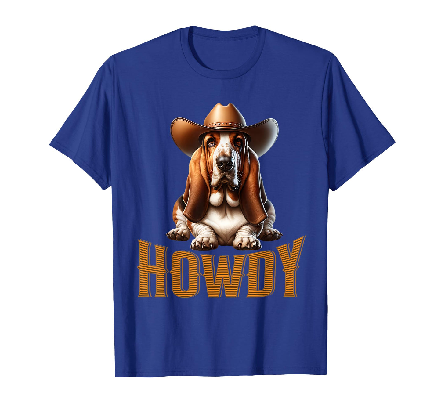 Basset Hound Dog Lover Cowboy Cowgirl Howdy Dog Lover T-Shirt