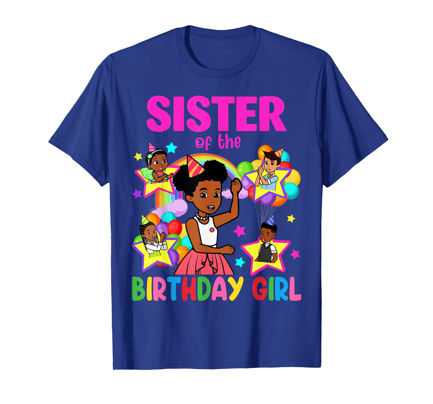 Sister Of Birthday Girl Gracie Birthday Dolls Girl Party T-Shirt