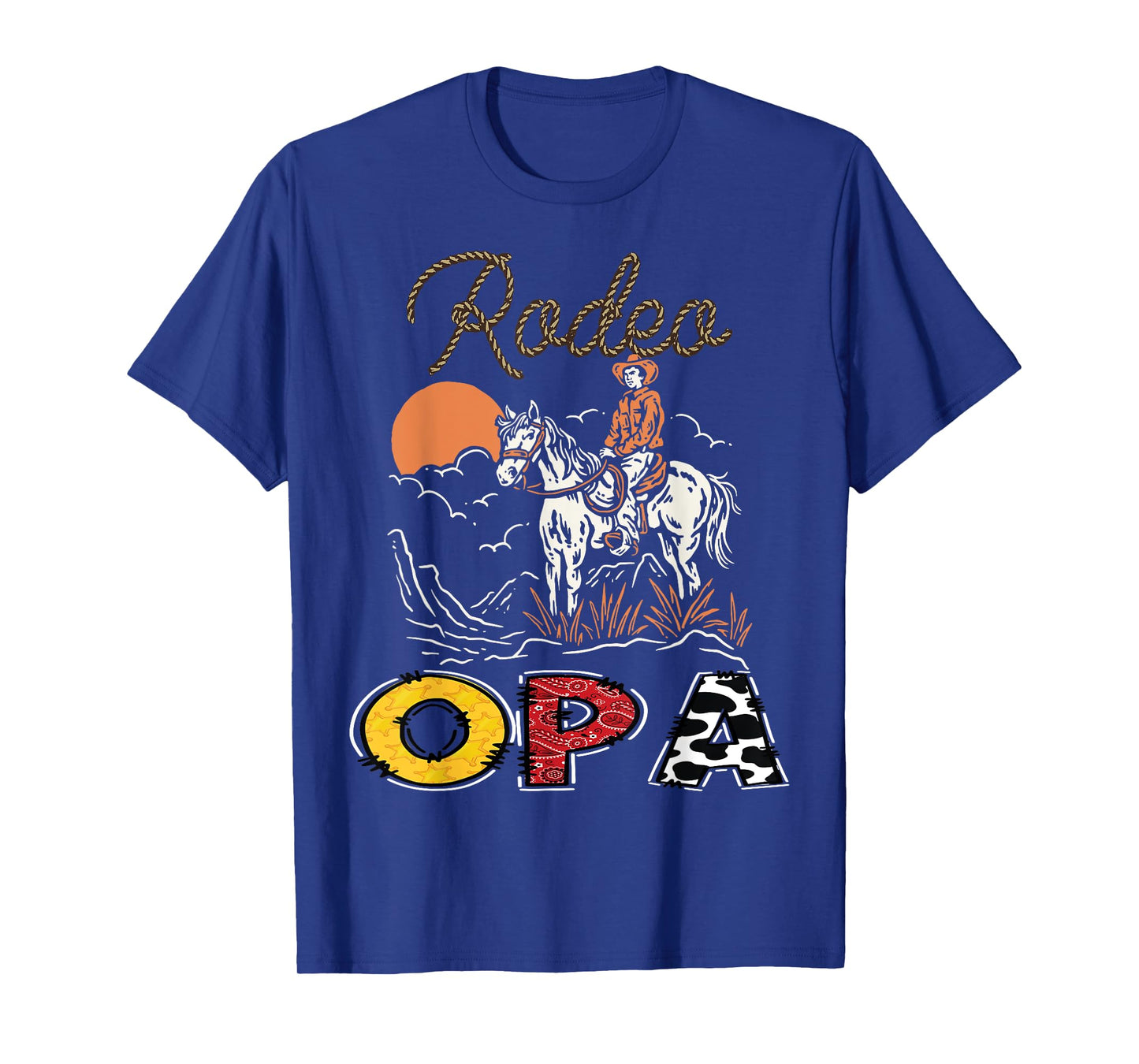 Rodeo Opa Cowboy 1St Birthday Family Matching T-Shirt