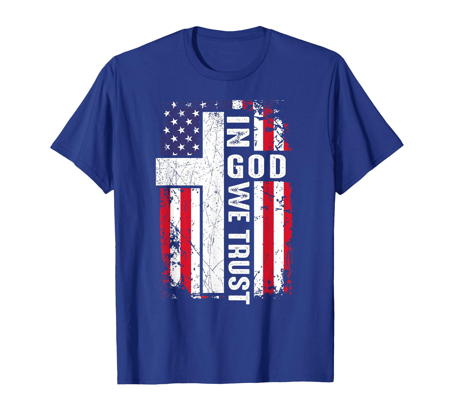 In God We Trust Christian 4th July Boy Toddler Men Patriotic T-Shirt