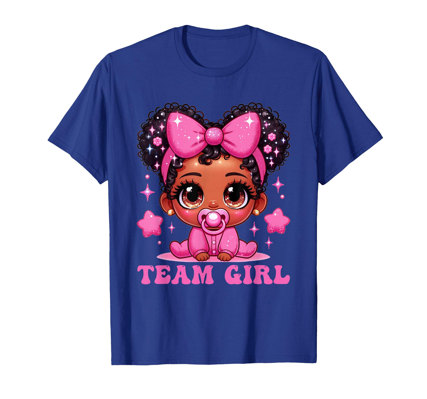 Team Girl Gender Reveal Baby Announcement Party T-Shirt