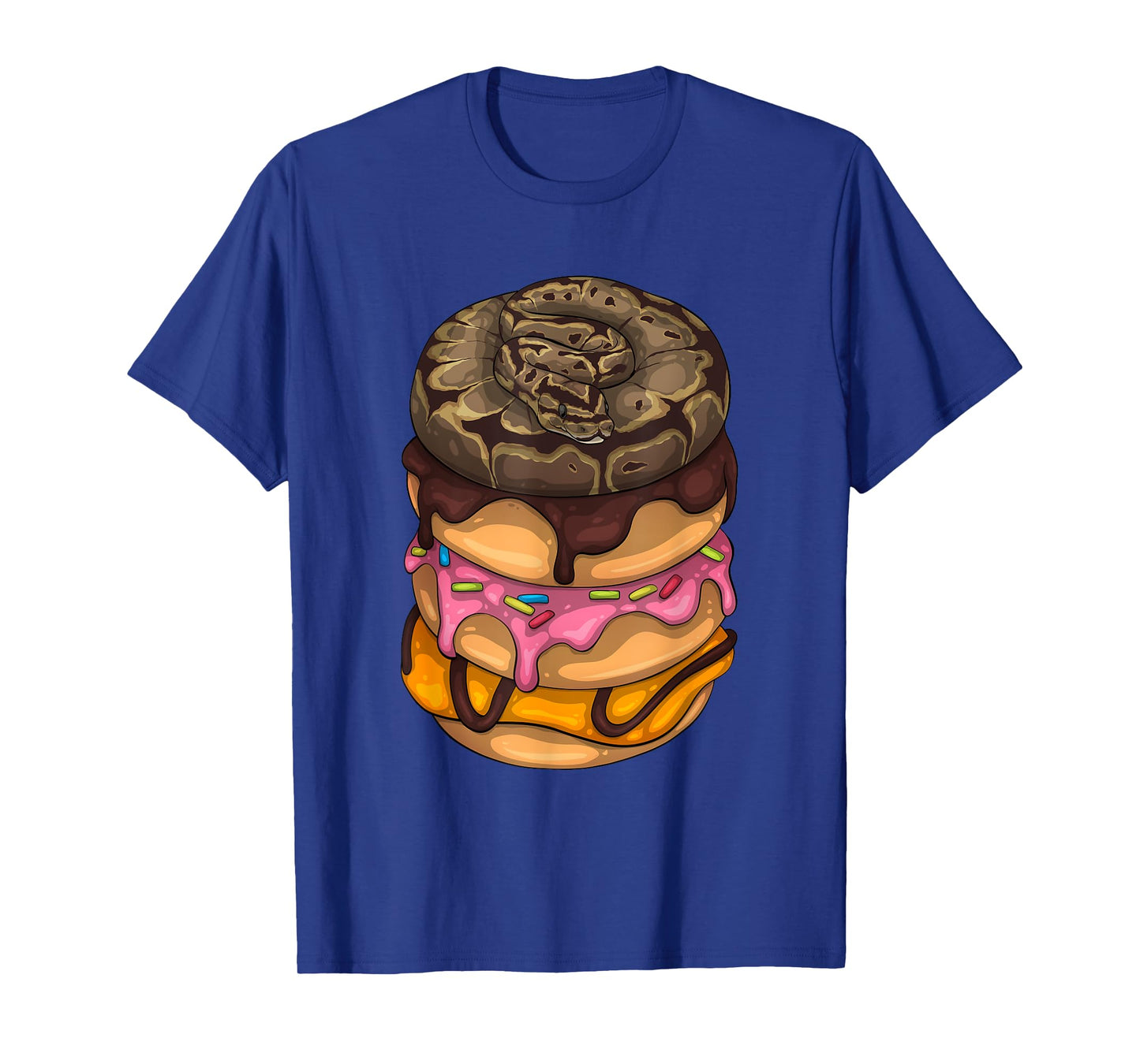 Funny Ball Python Art for Men Women Snake Ball Python Lover T-Shirt