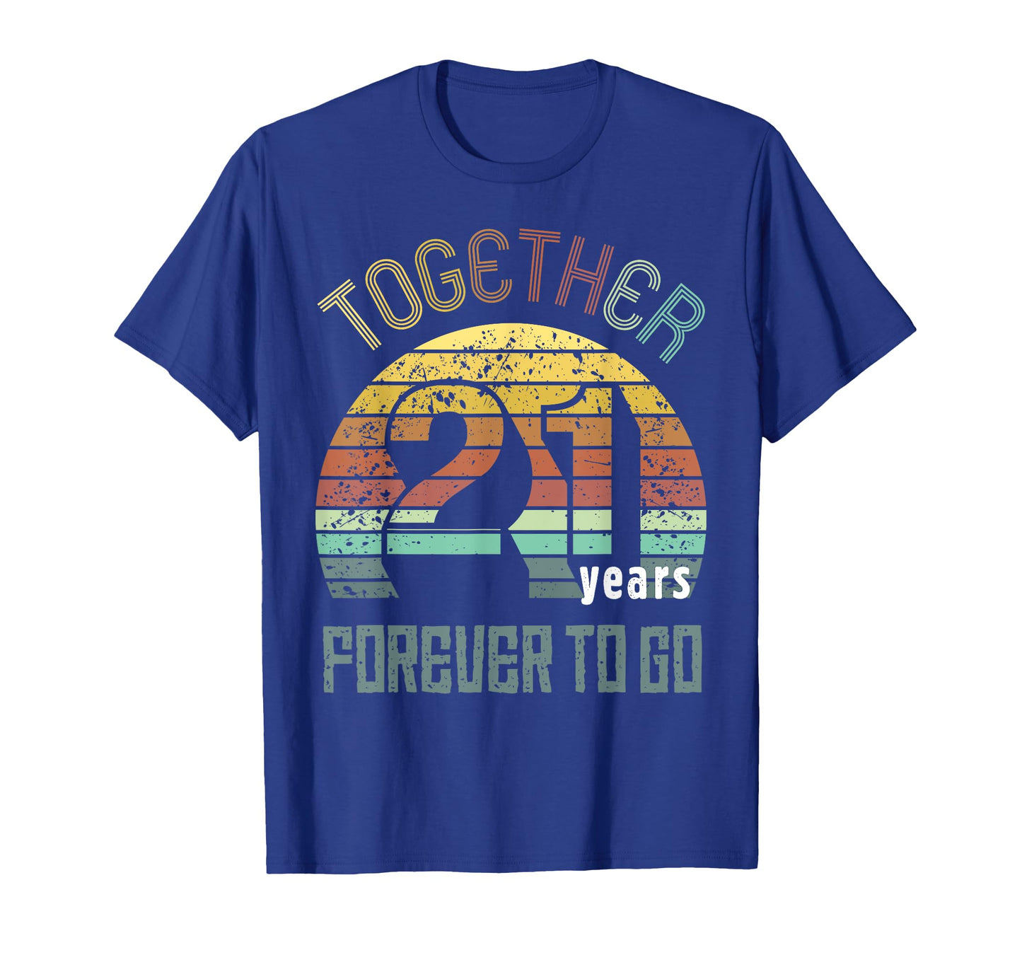 21st Years Wedding Anniversary Gifts For Couples Matching T-Shirt