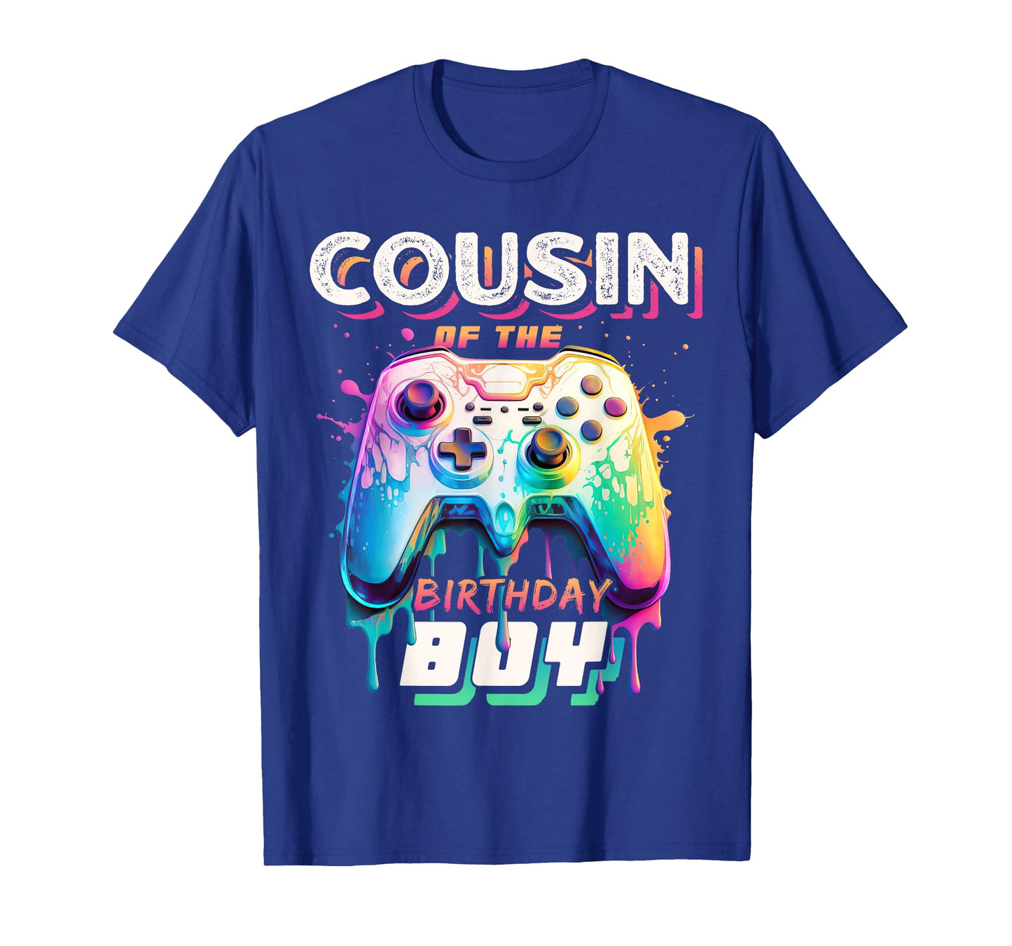 Cousin of the Birthday Boy Matching Video Gamer Party T-Shirt
