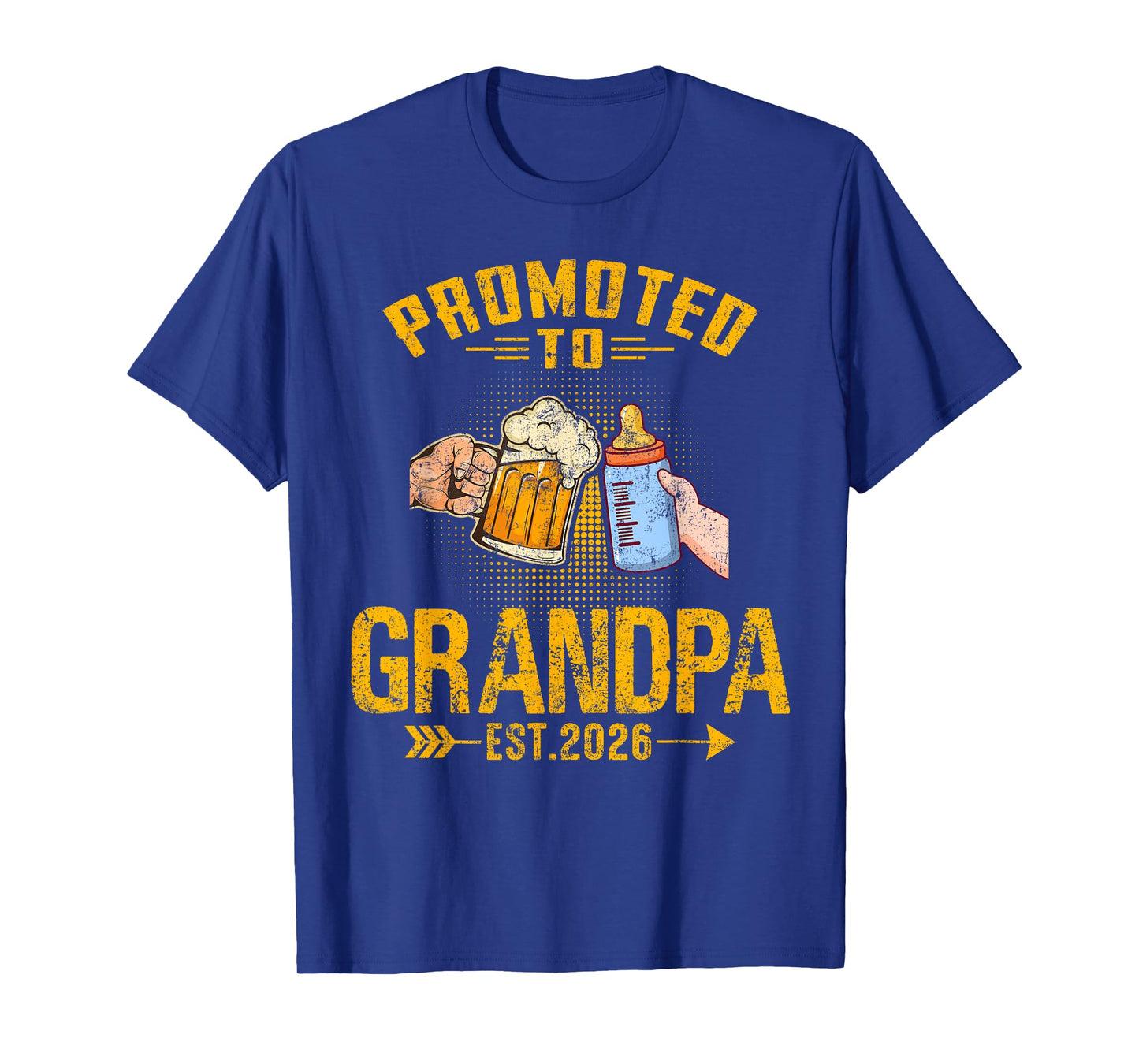 Promoted to Grandpa est. 2026 Pregnancy Announcement T-Shirt