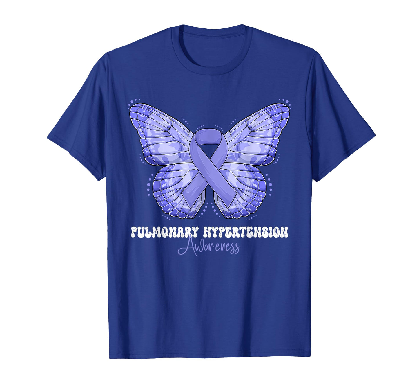 Pulmonary Hypertension Awareness Month Periwinkle Ribbon T-Shirt
