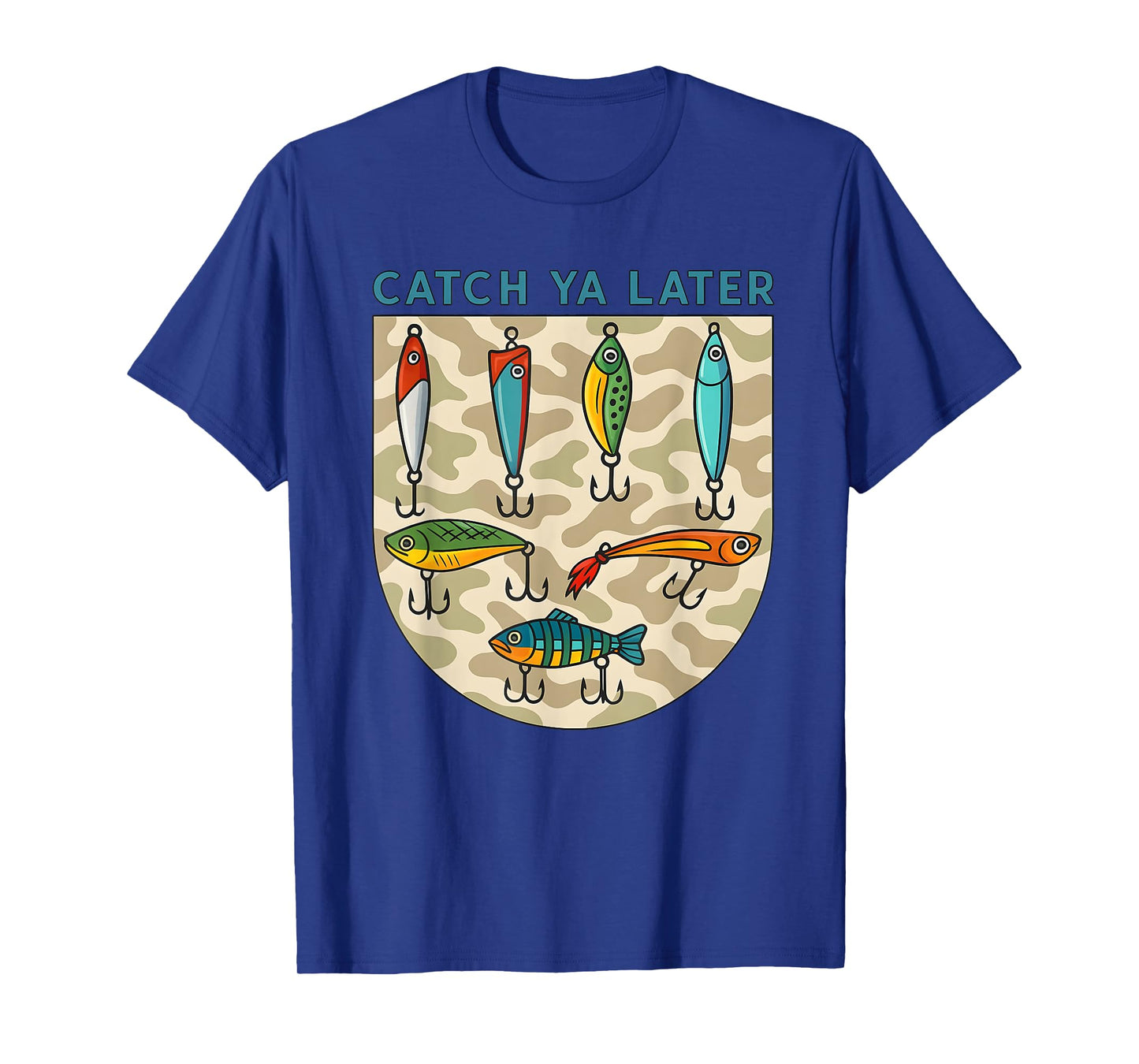 Catch Ya Later Fishing Lures Camo Southern Boy T-Shirt