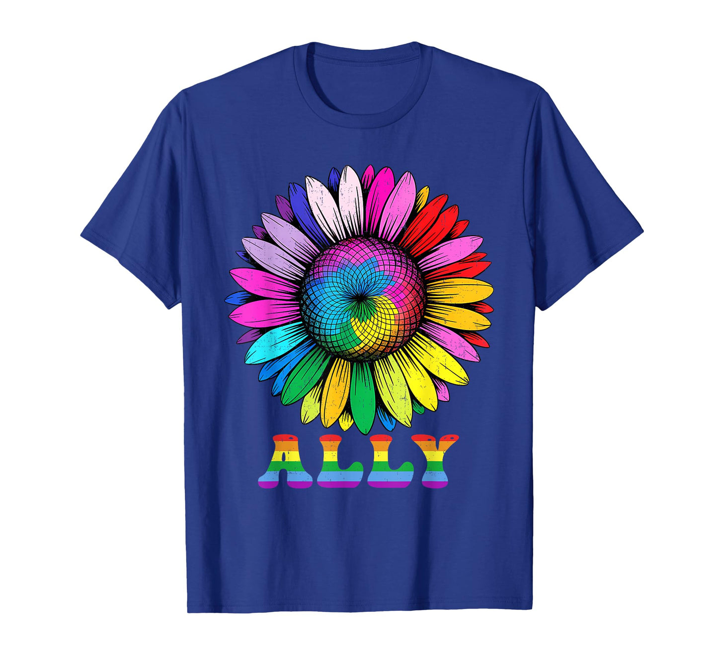 Sunflower Ally LGBTQ Pride Month Equality Support T-Shirt