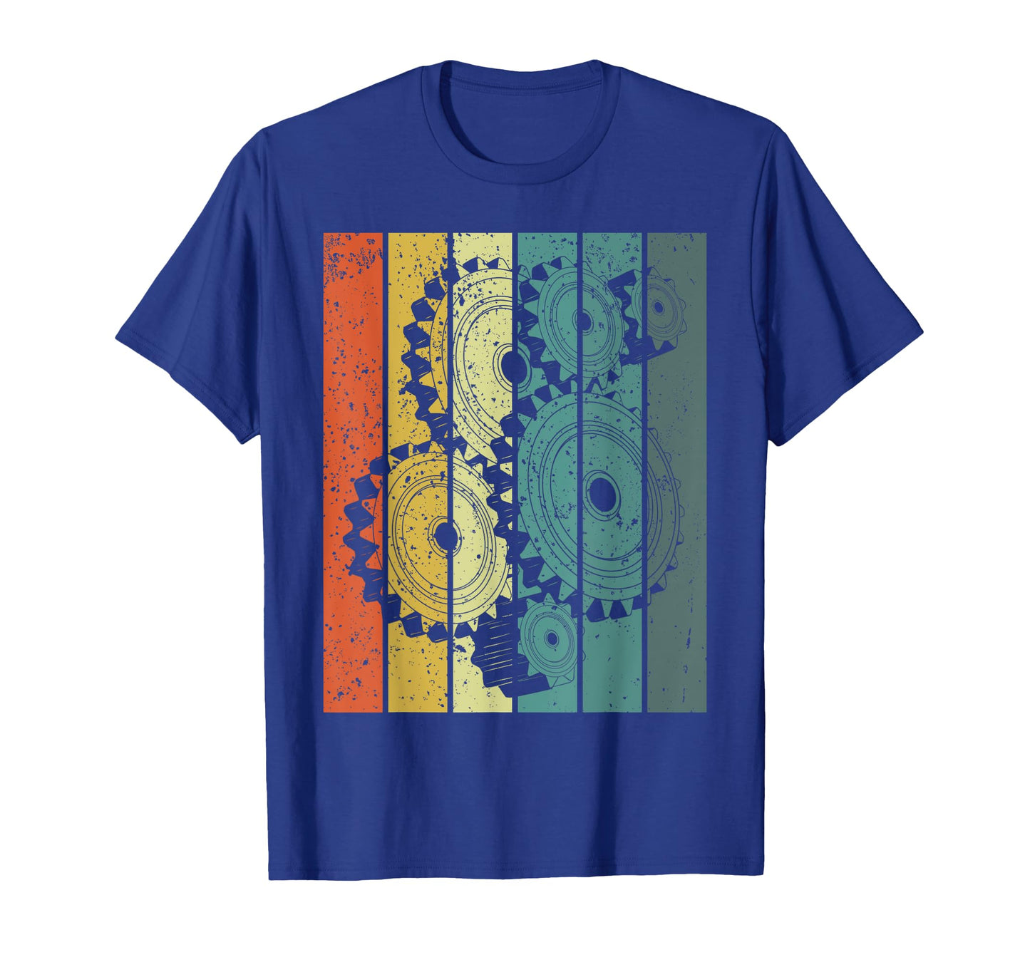 Mechanical Engineer Funny Retro Cogs Engineering Gear T-Shirt