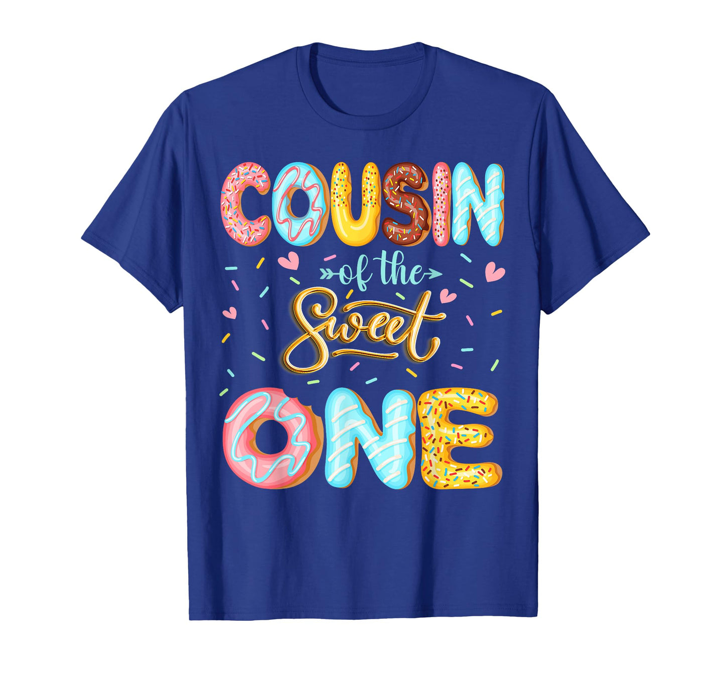 Cousin Of The Sweet One 1St Birthday Girl Donut Lover T-Shirt