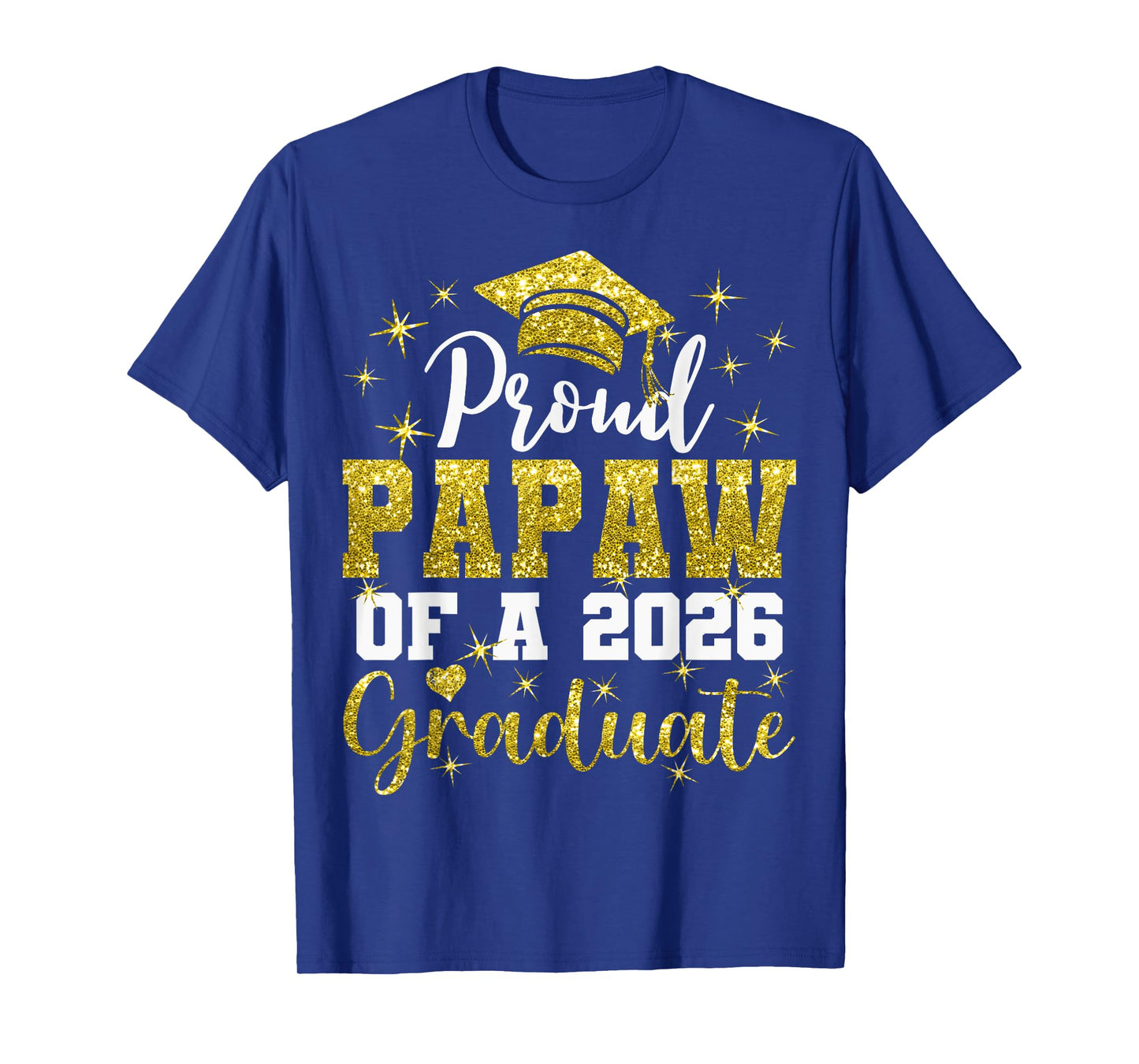 Super Proud Papaw of 2026 Graduate Senior Graduation Family T-Shirt
