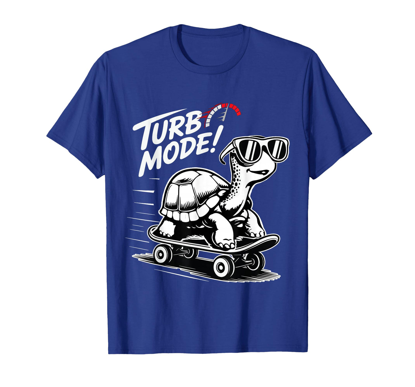Cool Turtle on Skateboard Funny Turbo Vintage Gift T-Shirt