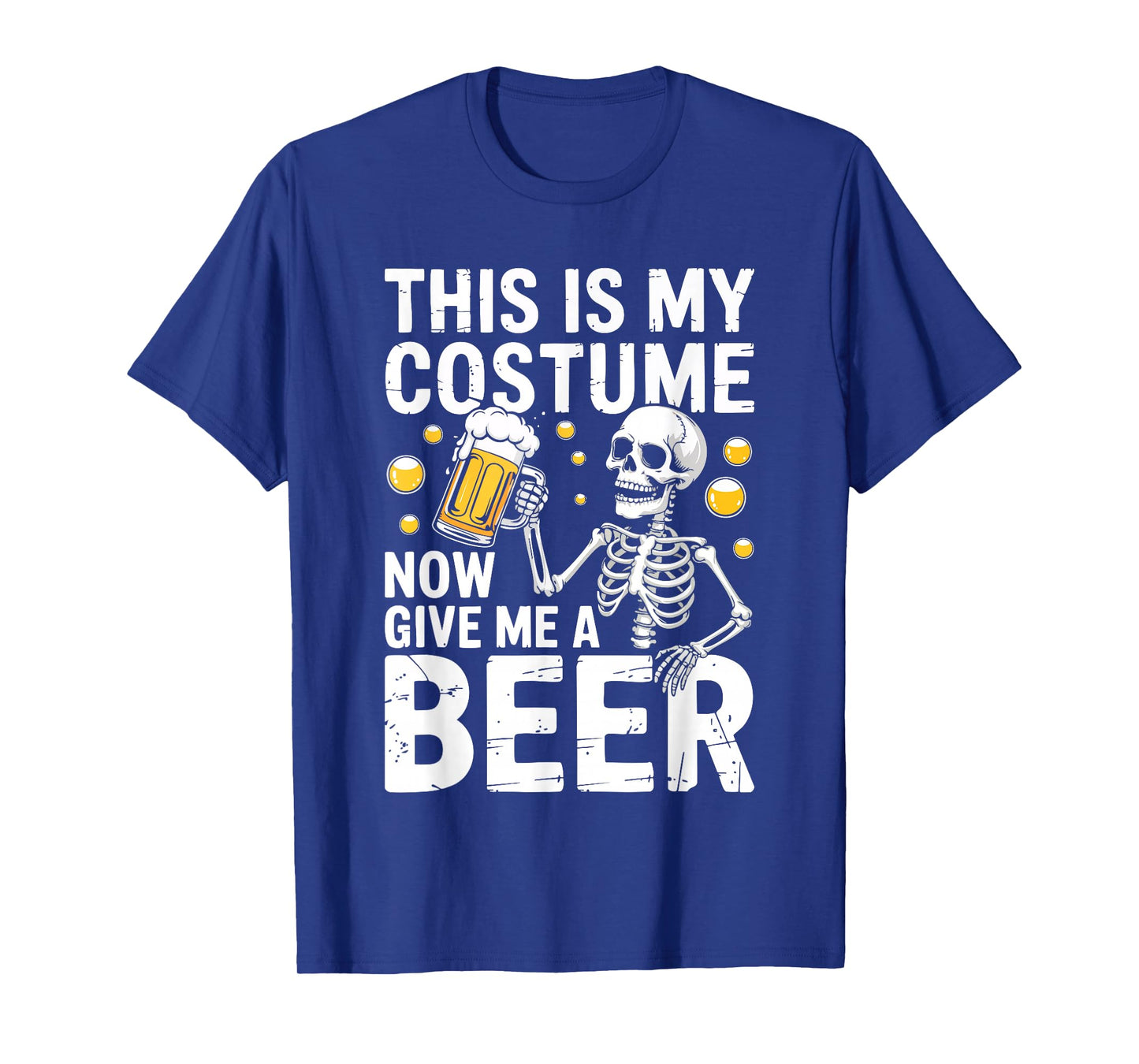 This is My Costume Give Me A Beer Shirt Men Dad Halloween T-Shirt