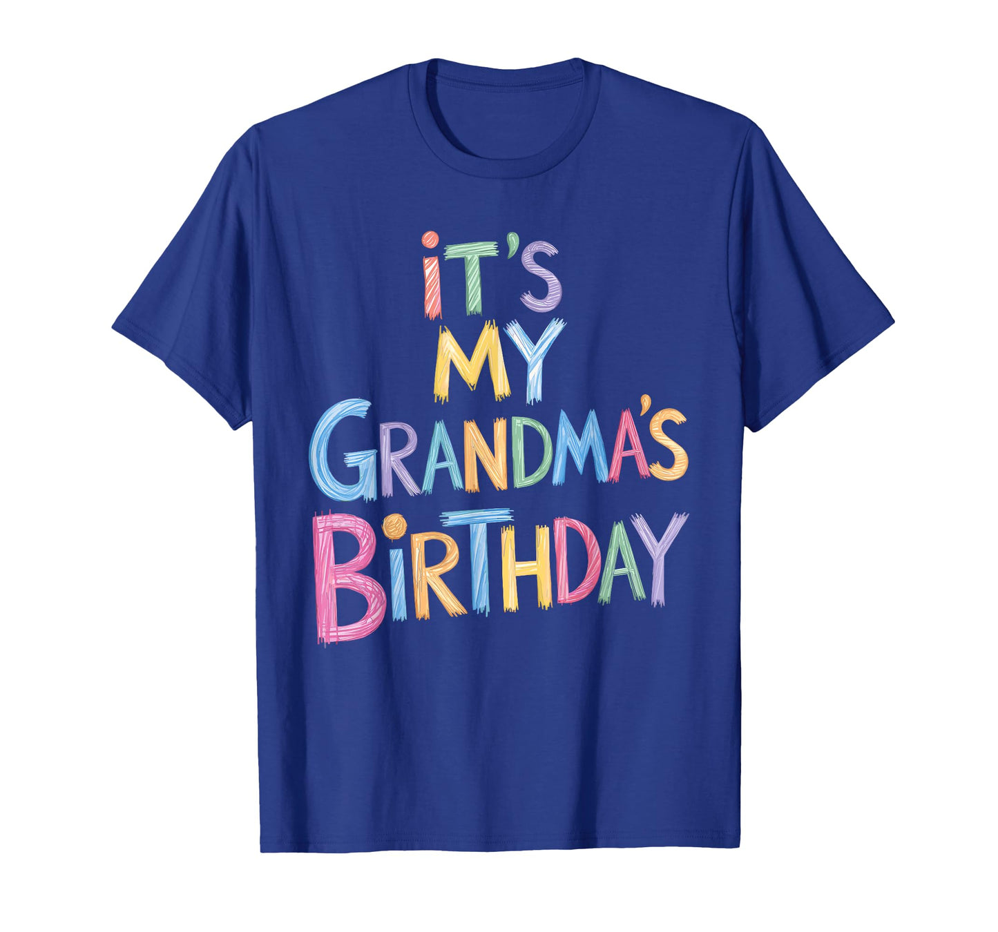 Funny It's my grandma's Birthday Sketch Pencil Artist Kids T-Shirt