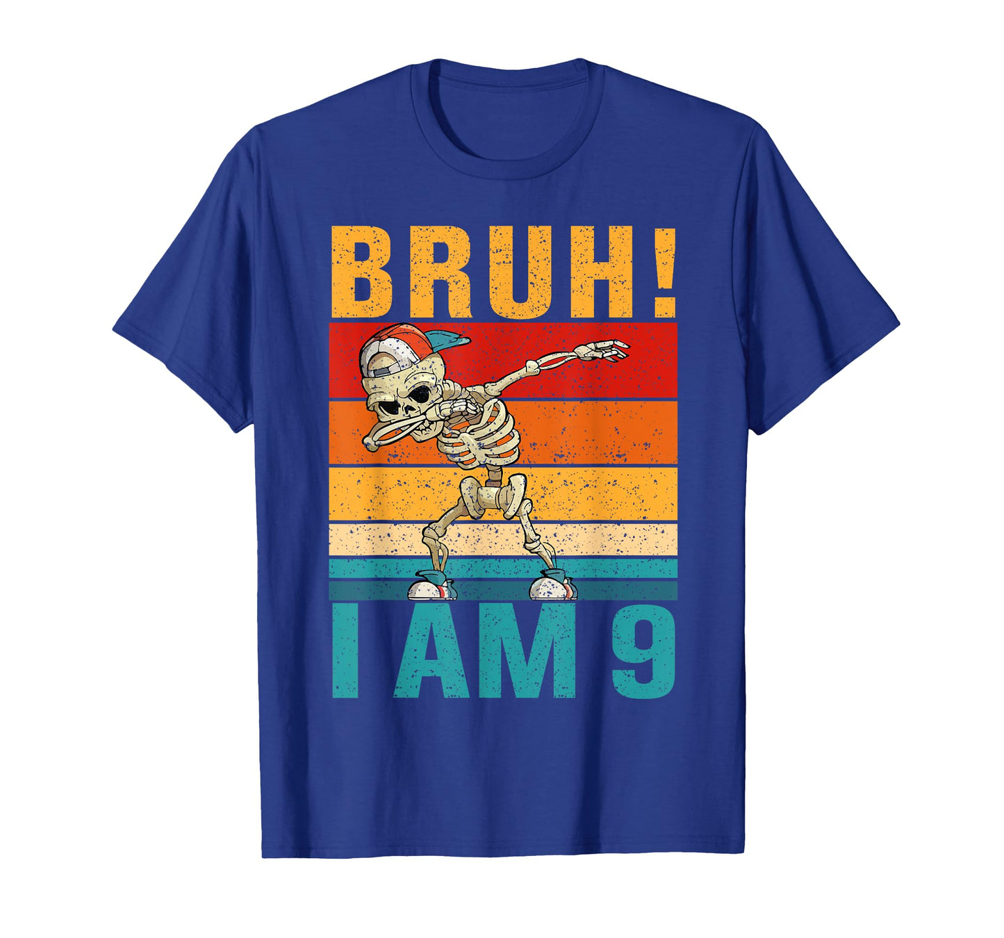9 Year Old Birthday Dabbing Boy Bruh It's My 9th Birthday T-Shirt
