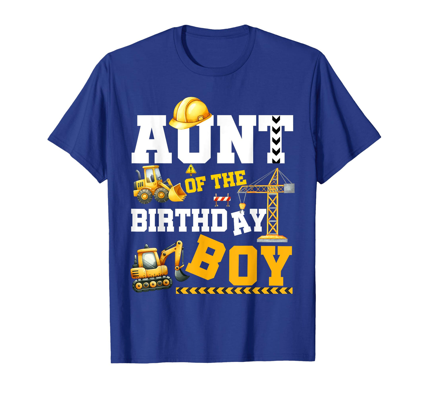 Matching Construction Family Party Aunt Of The Birthday Boy T-Shirt