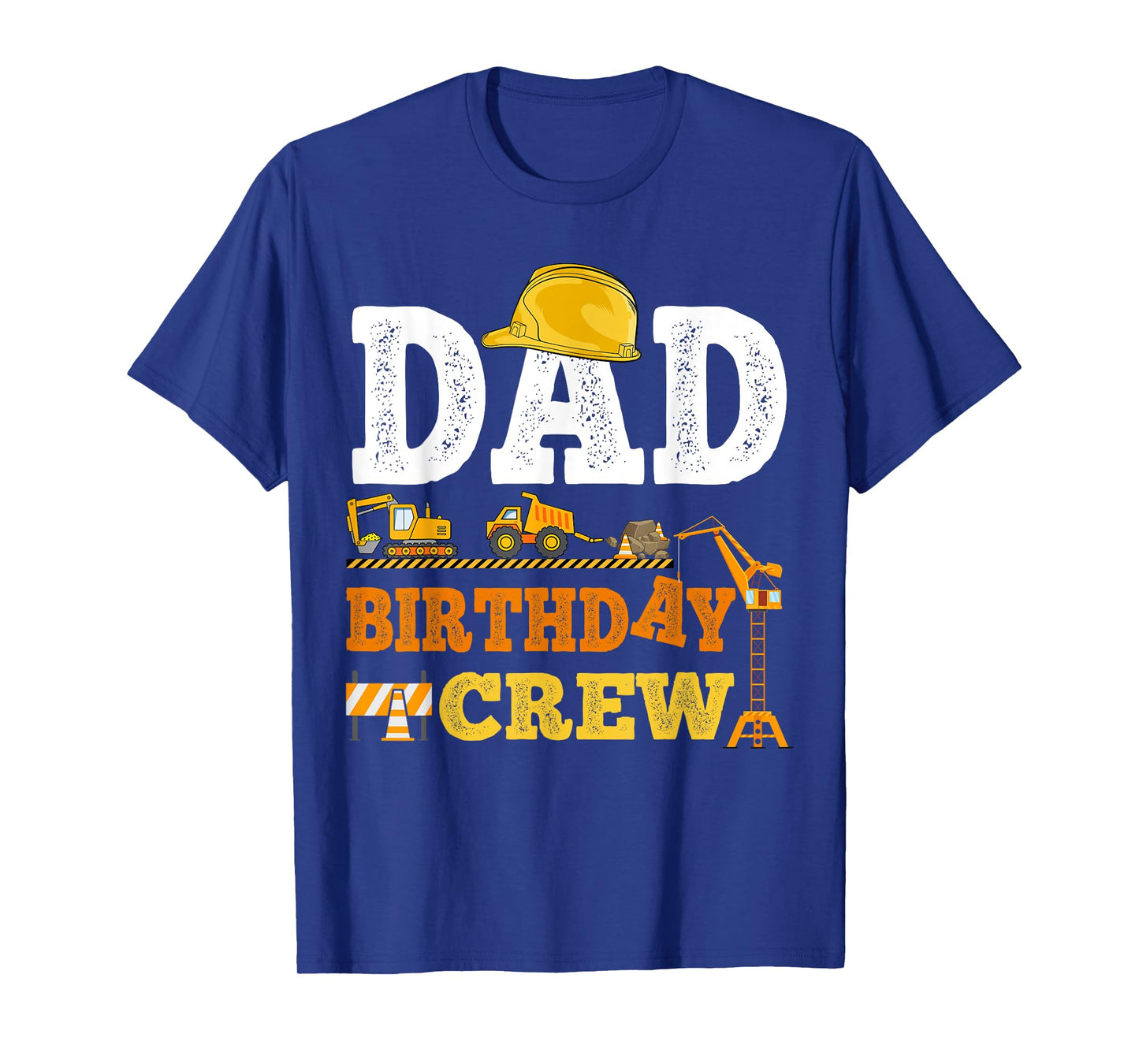 Dad Birthday Crew Construction Excavator Kids Family Set T-Shirt