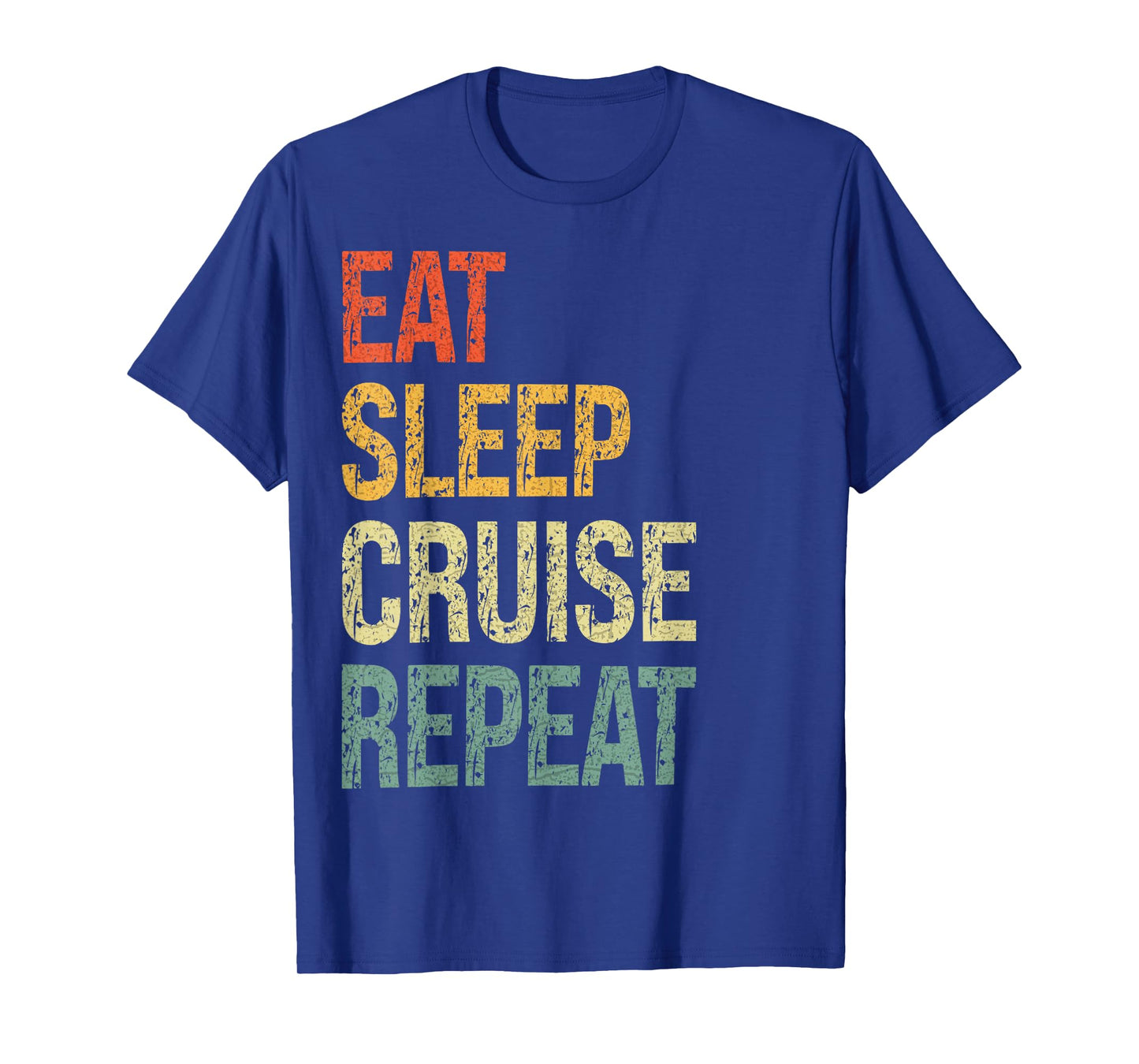 Eat Sleep Cruise Repeat Family couple Beach Holiday Vacation T-Shirt