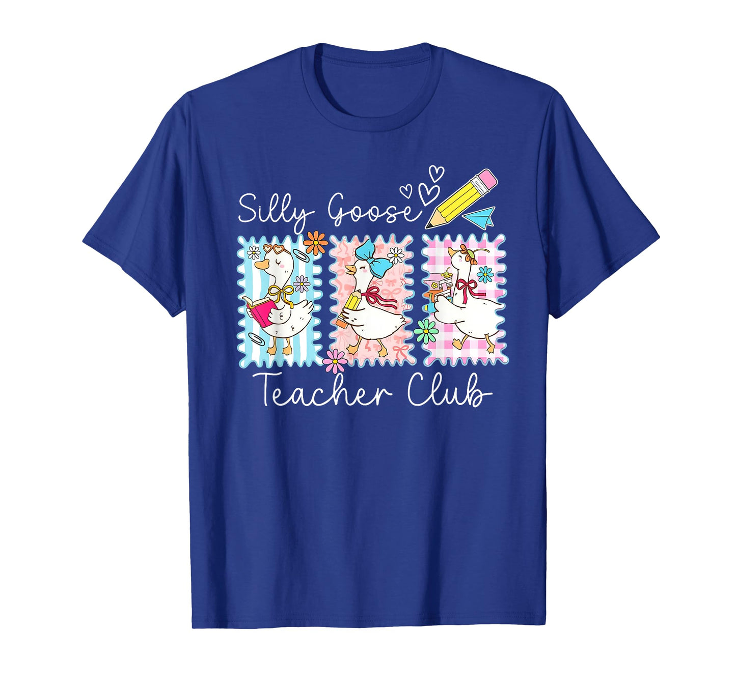 Back To School Silly Goose Teacher Club First Day Of School T-Shirt