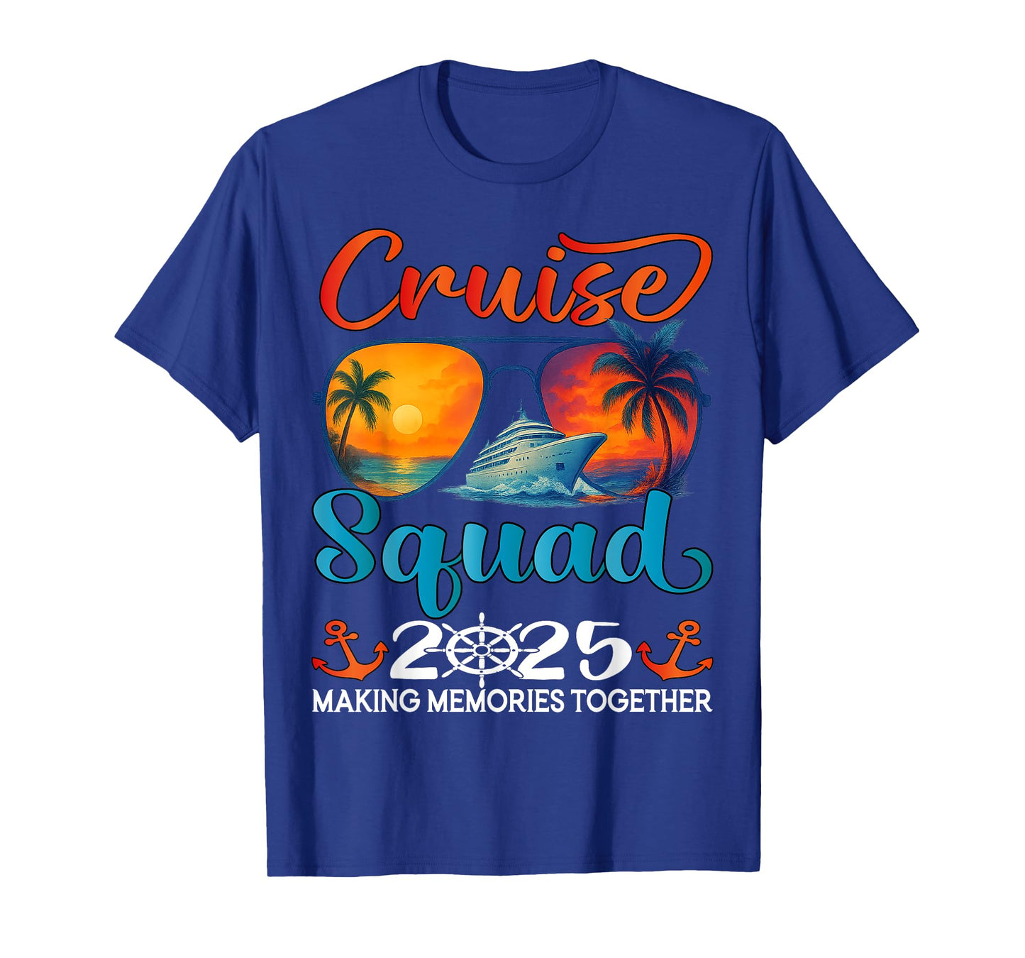 Cruise Squad 2025 Friends Family Vacation Matching Group T-Shirt