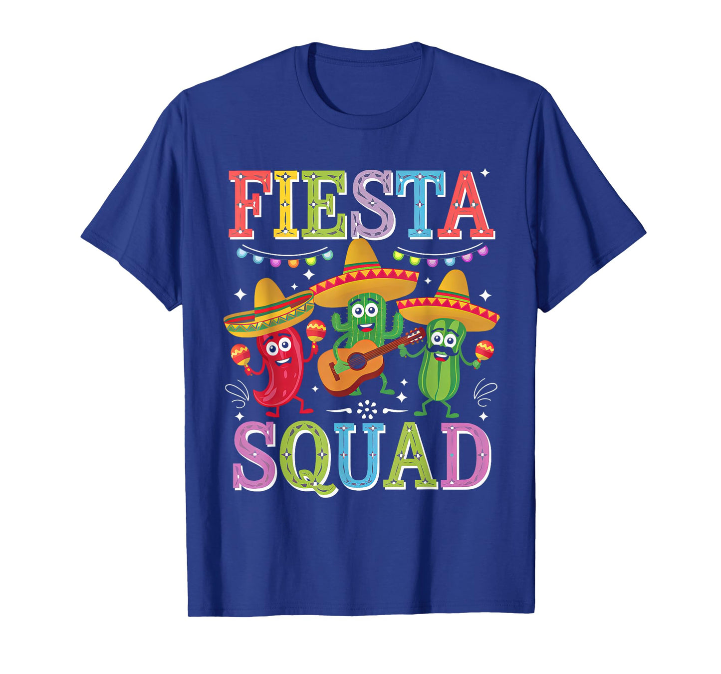 Fiesta Squad Cinco De Mayo Mexican Party For Men Women & Kid T-Shirt
