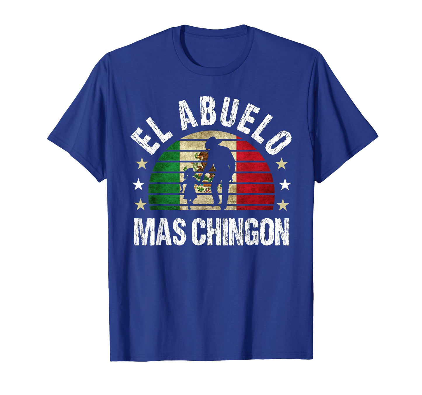 El Abuelo Mas Chingon Mexican Girl Grandpa Cinco De Mayo T-Shirt
