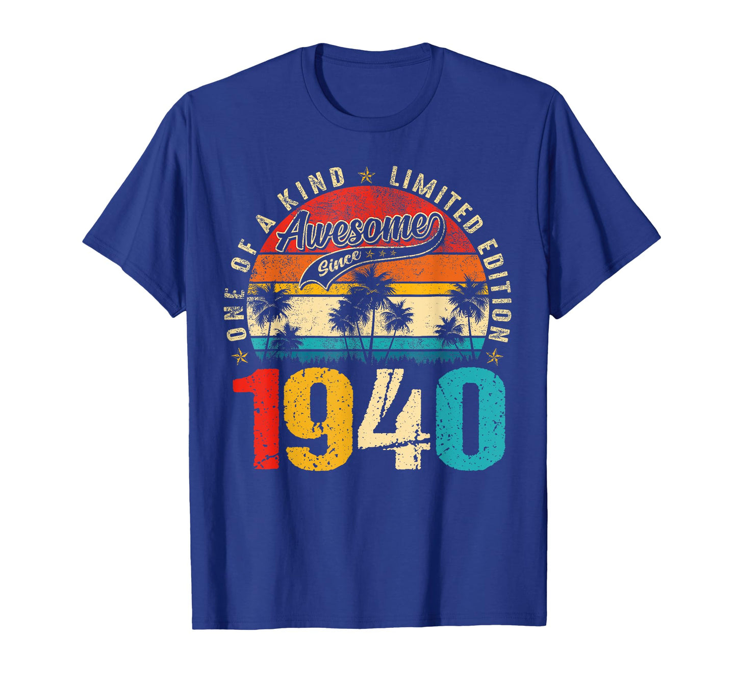 Vintage Awesome since 1940 85th Birthday Men 85 Years Old T-Shirt