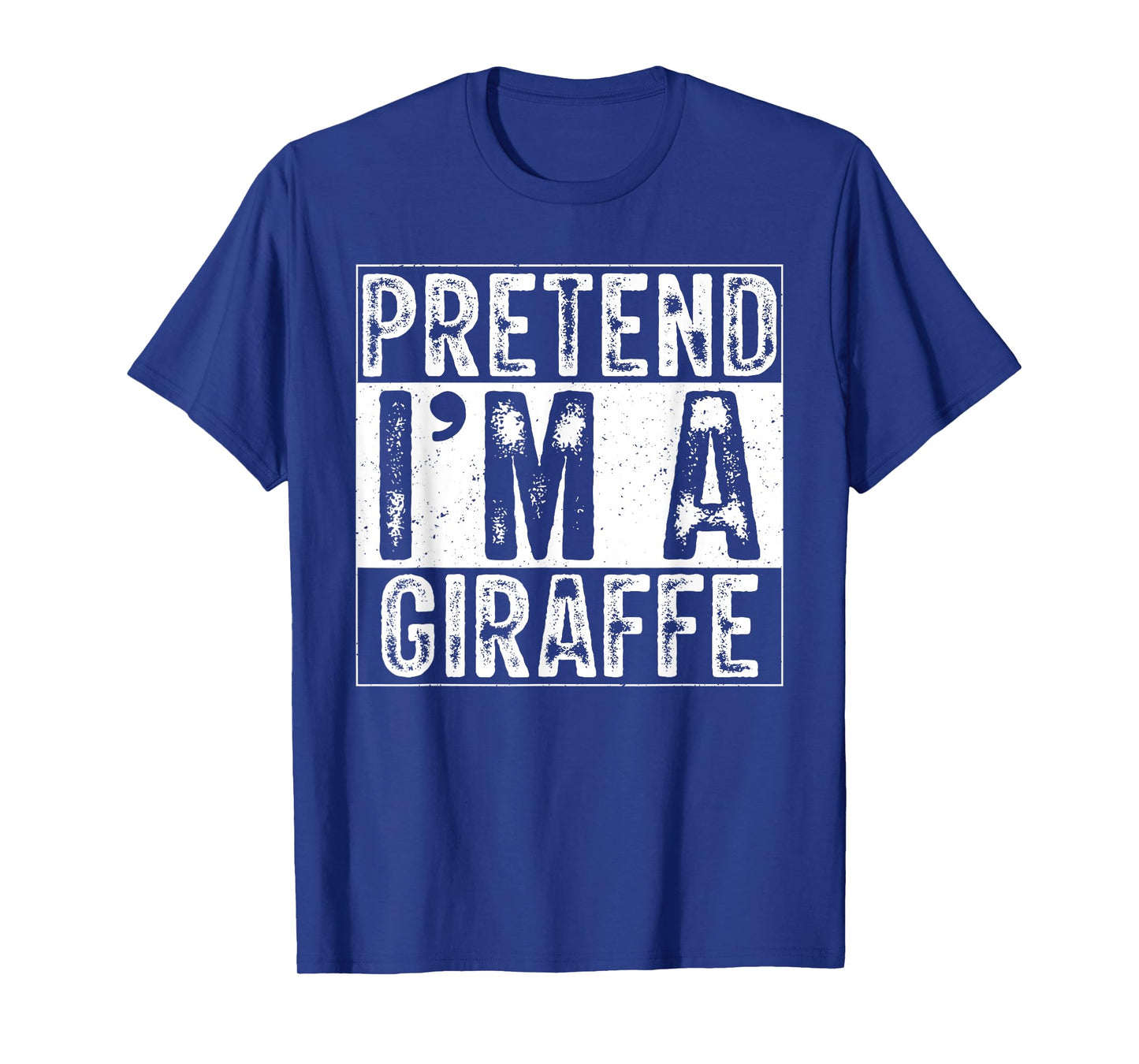 Pretend I'm A Giraffe Family Women Men Kid Costume Halloween T-Shirt