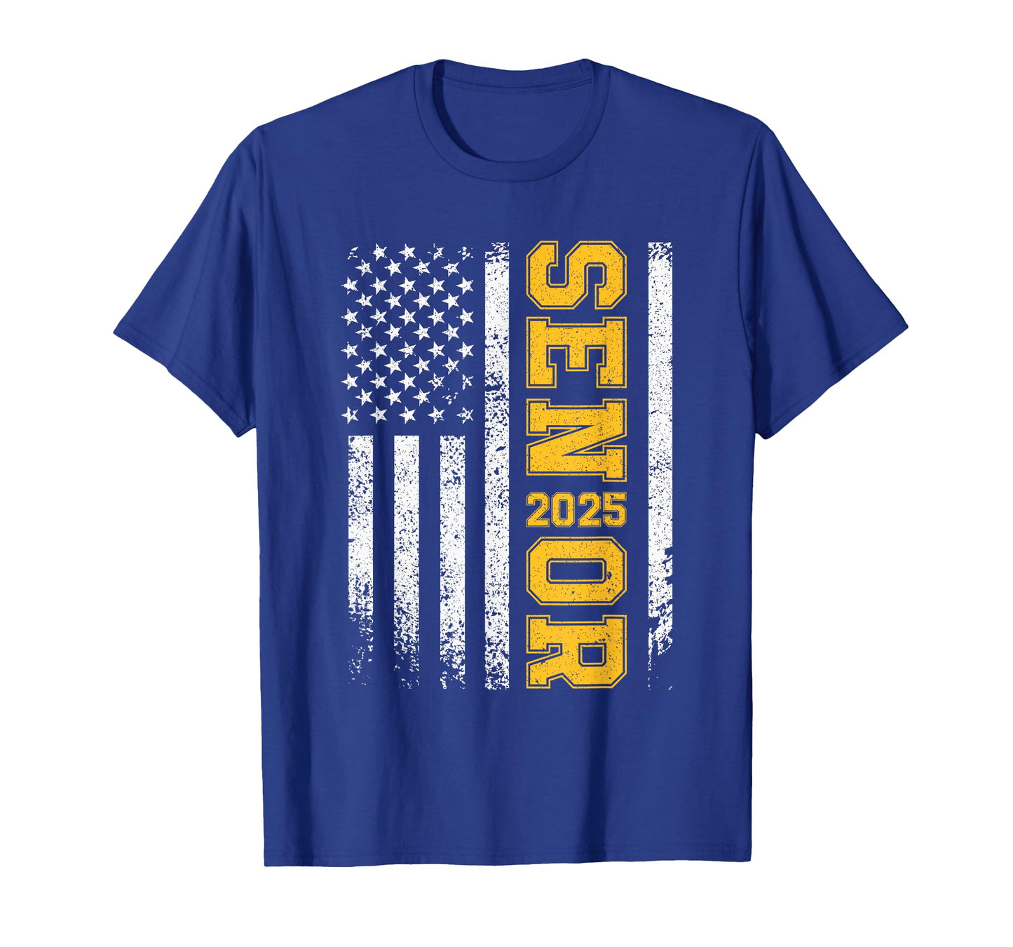 Senior 2025 American Flag USA Class of 2025 Graduation T-Shirt