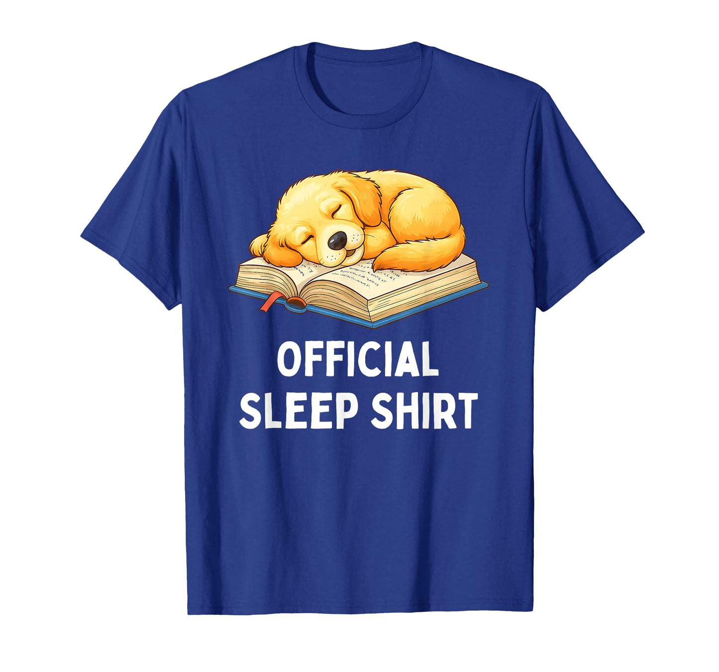 Official Sleep Shirt Pajamas Golden Retriever Puppy T-Shirt