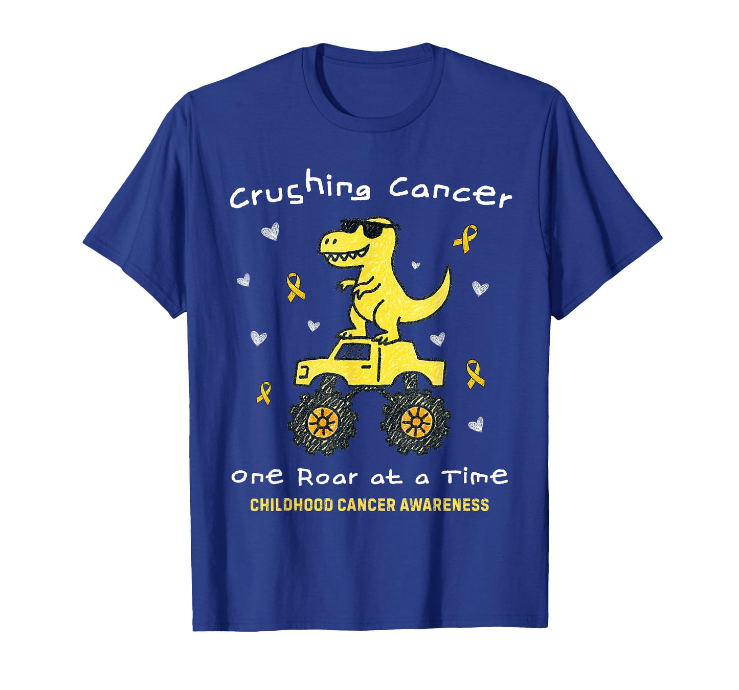 crushing Cancer one roar at the time childhood cancer T-Shirt