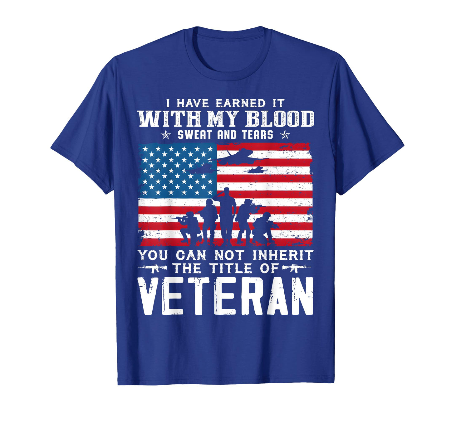 US Army Veteran You Can Not Inherit The Title Of Veteran T-Shirt