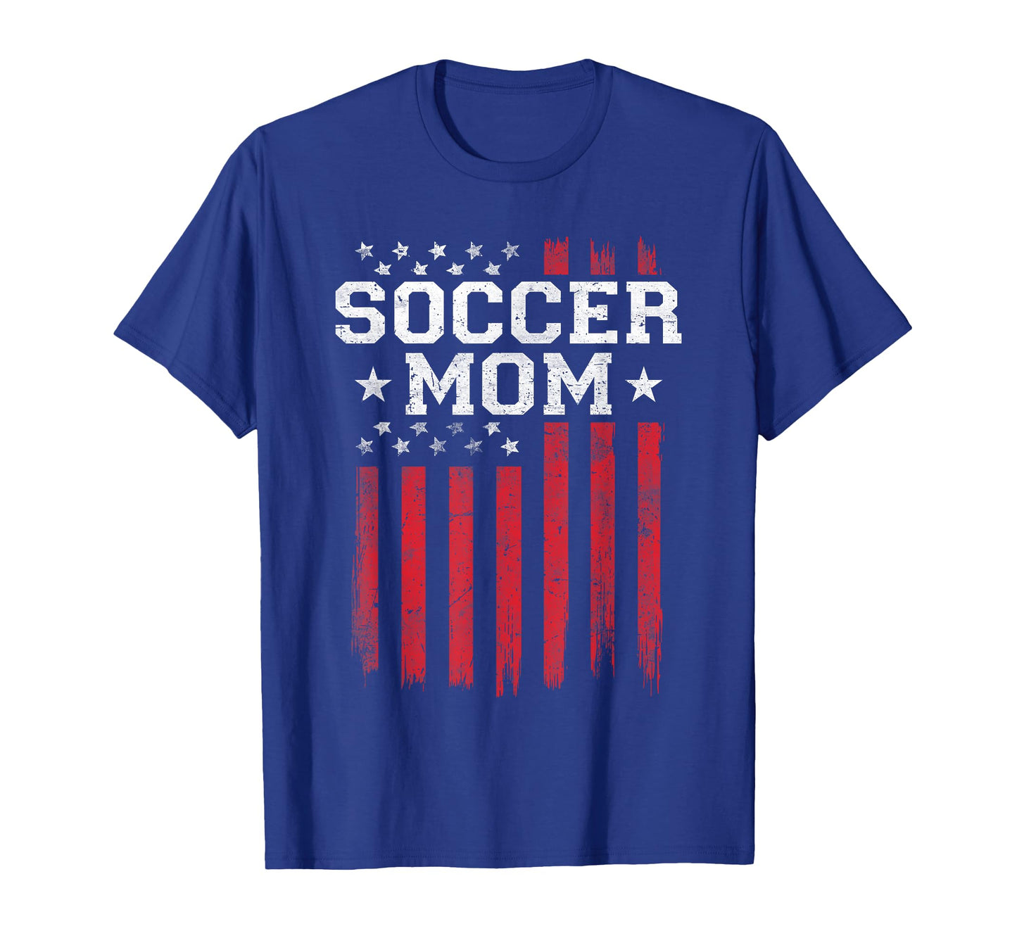 Soccer Mom Proud American Flag USA Patriot Patriotic T-Shirt