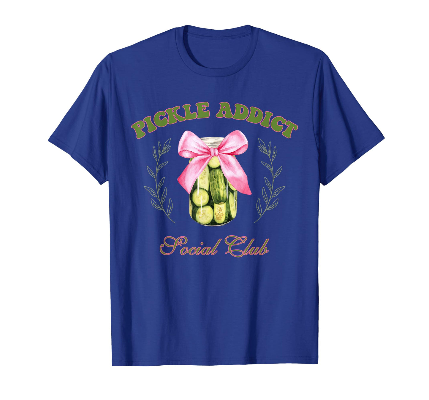 Pickle Addict Social Club Pickle Design T-Shirt