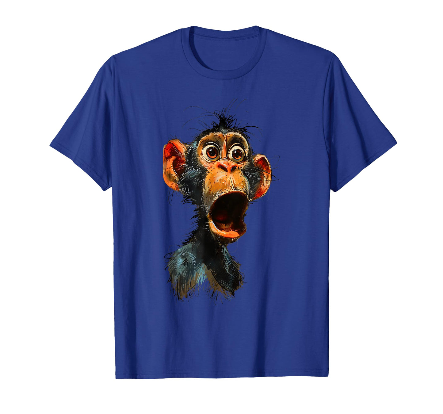 Surprised Monkey Funny Monkey Lover, Chimpanzee Meme T-Shirt
