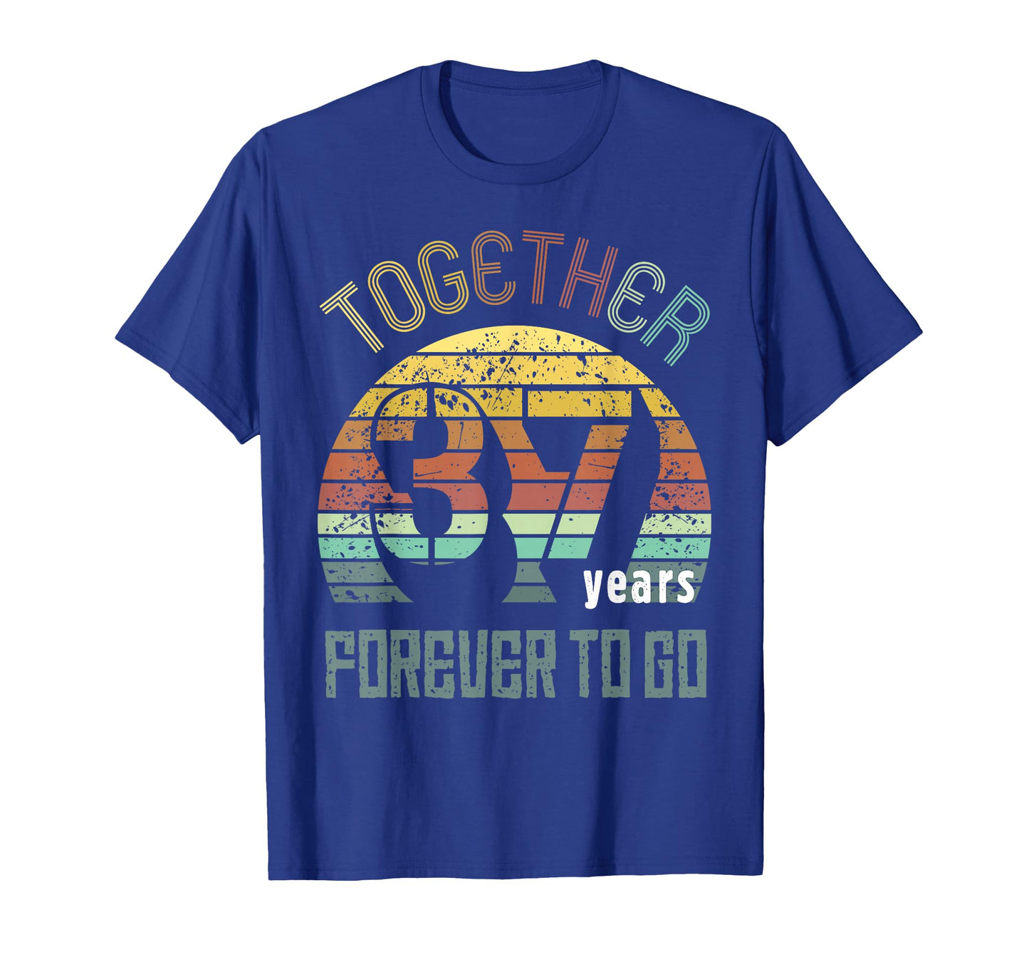 37th Years Wedding Anniversary Gifts For Couples Matching 37 T-Shirt