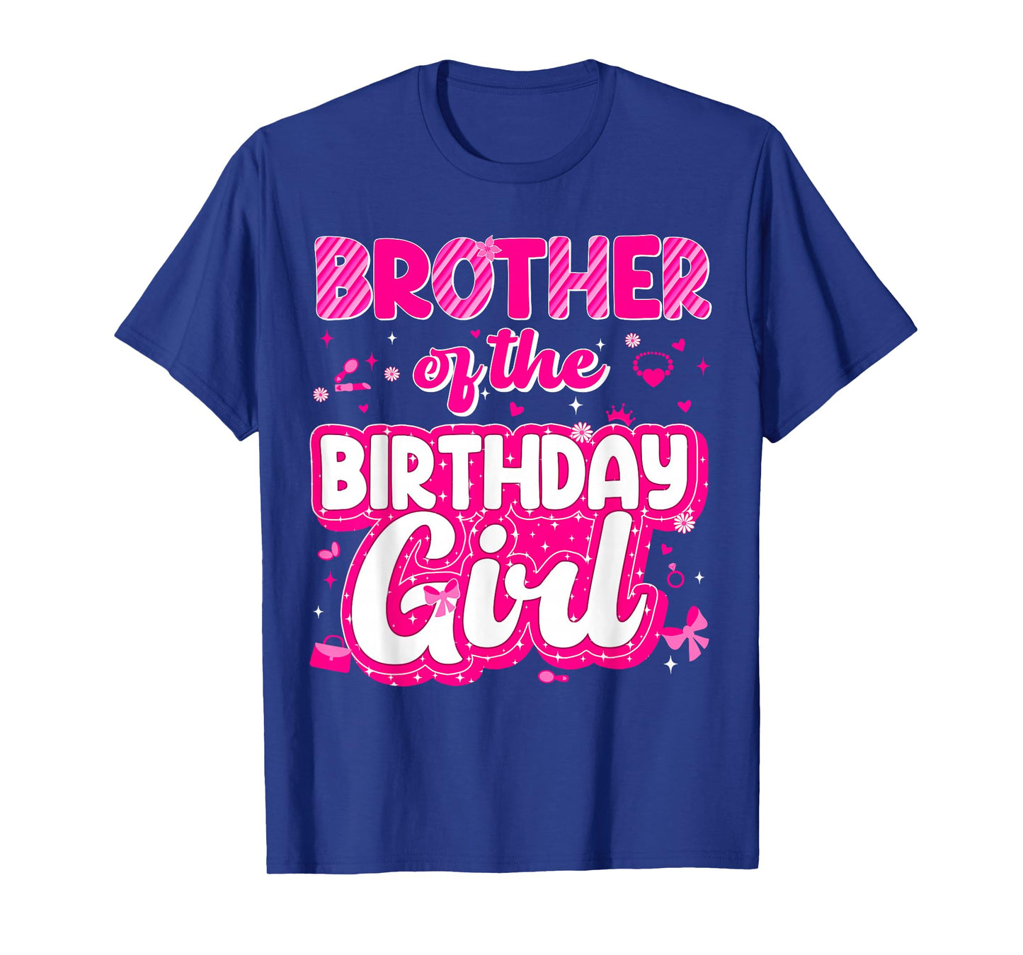 Brother Of The Birthday Girl Family Matching Party Decor T-Shirt