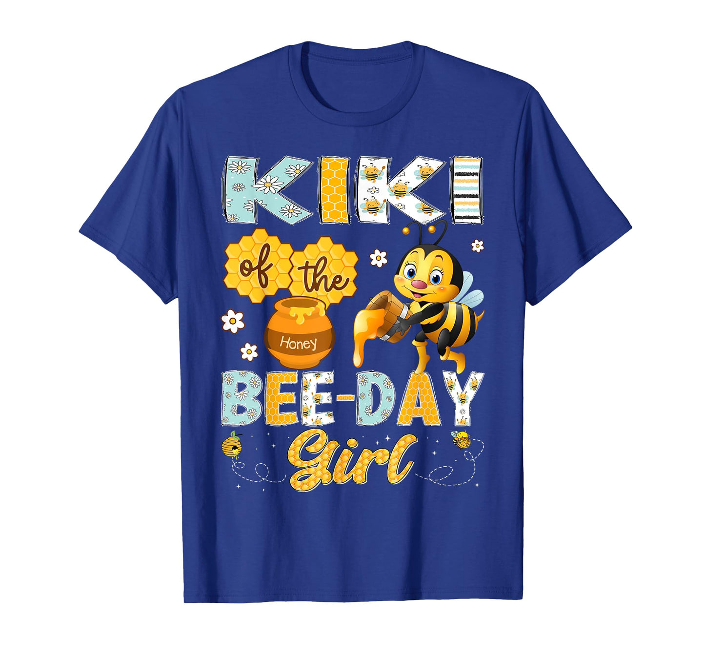 Kiki Of The Bee-Day Girl Funny Bee Birthday Girl T-Shirt