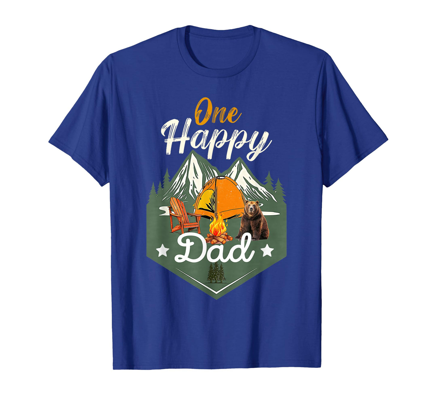One Happy Mama Camper Birthday Family Bear Matching Sister T-Shirt
