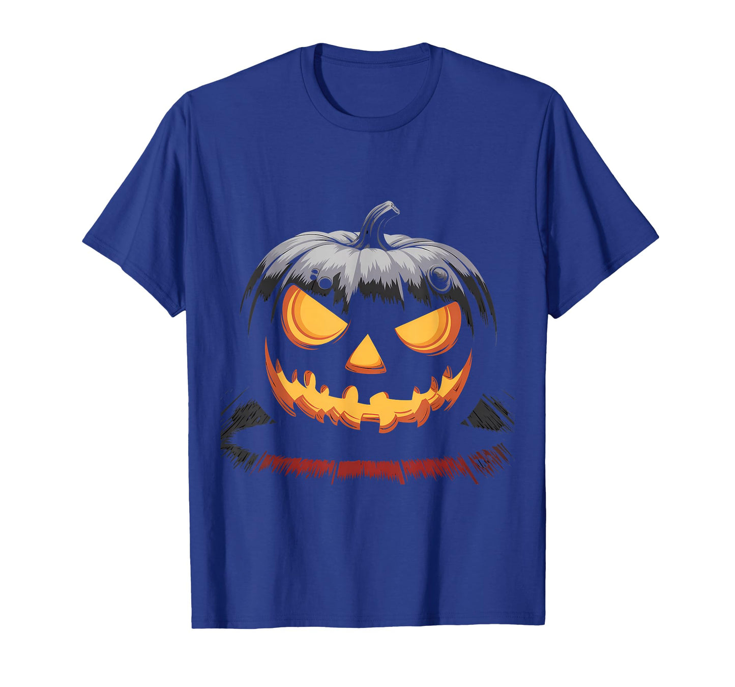 Fun Jack O Lantern Face Scary Pumpkin Halloween Men & Boys T-Shirt