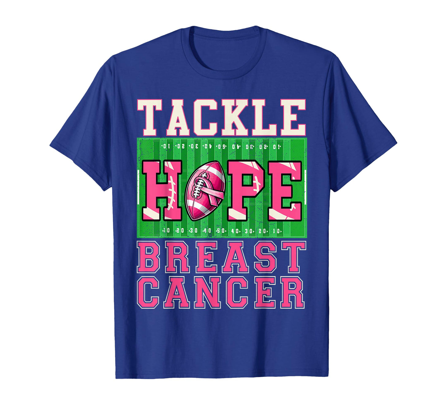 Tackle Breast Cancer Awareness Football Women Boys Kids T-Shirt