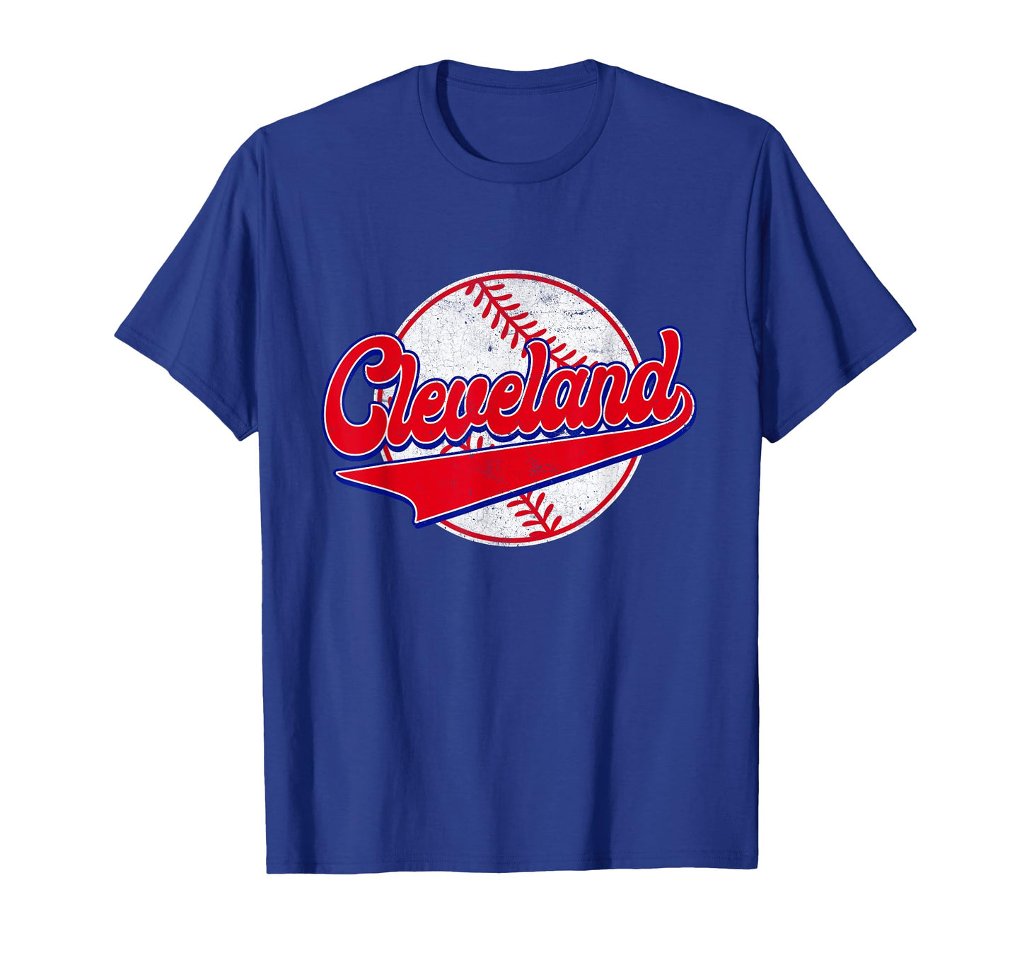 Cleveland Cityscape Vintage Baseball Men Women Kids T-Shirt