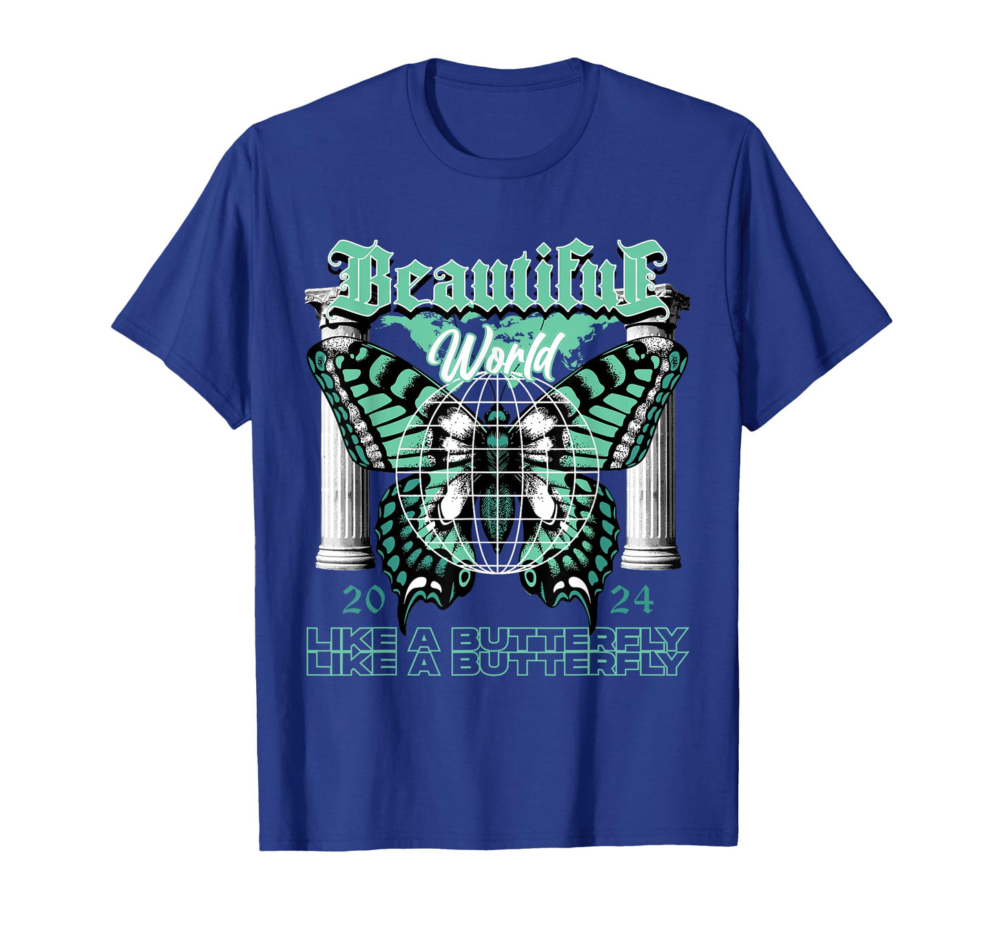 Beautiful World Retro Green Glow 1s Matching For Men Women T-Shirt