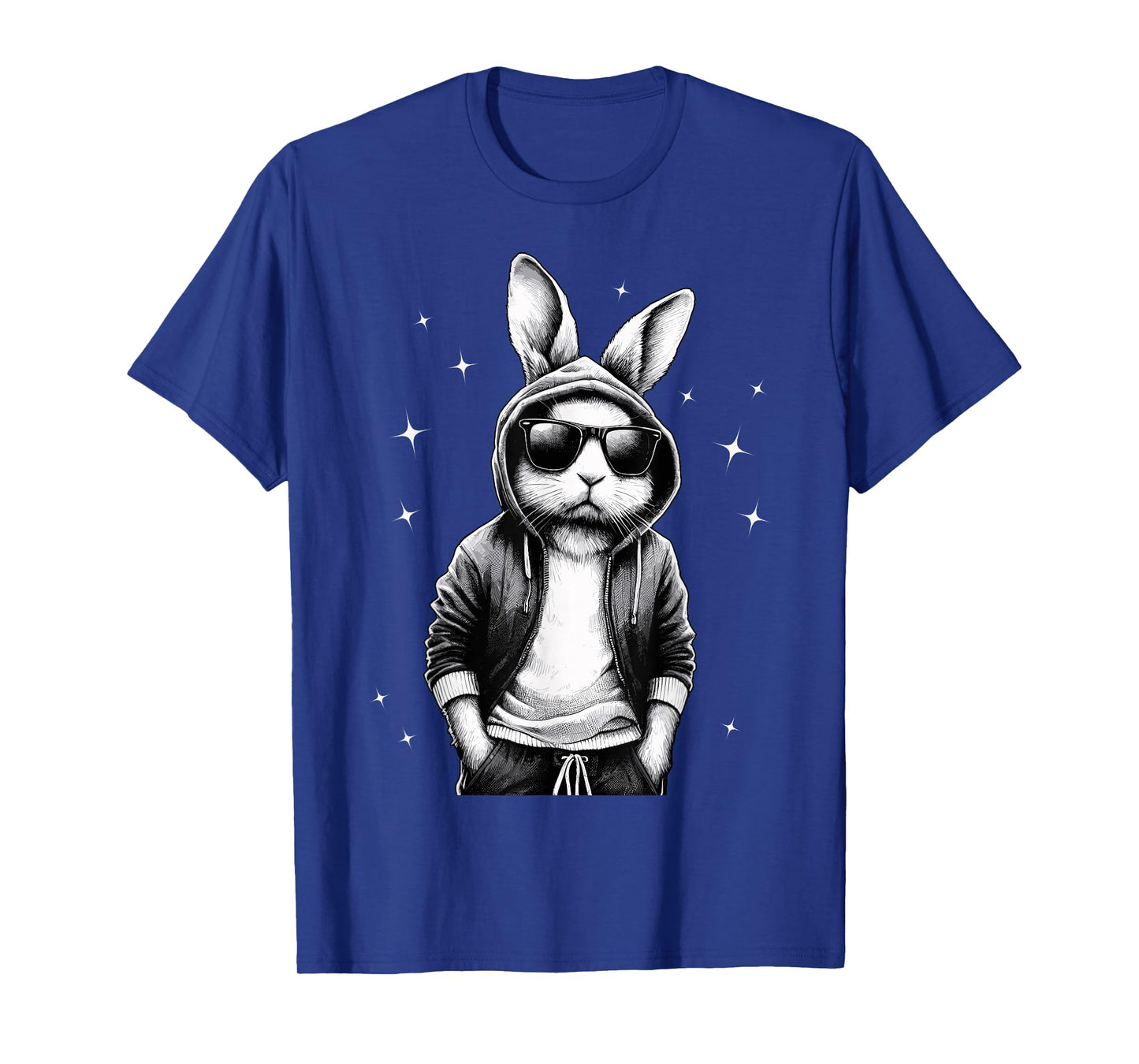 Bunny Face With Sunglasses Rabbit for Boys Men Kids T-Shirt