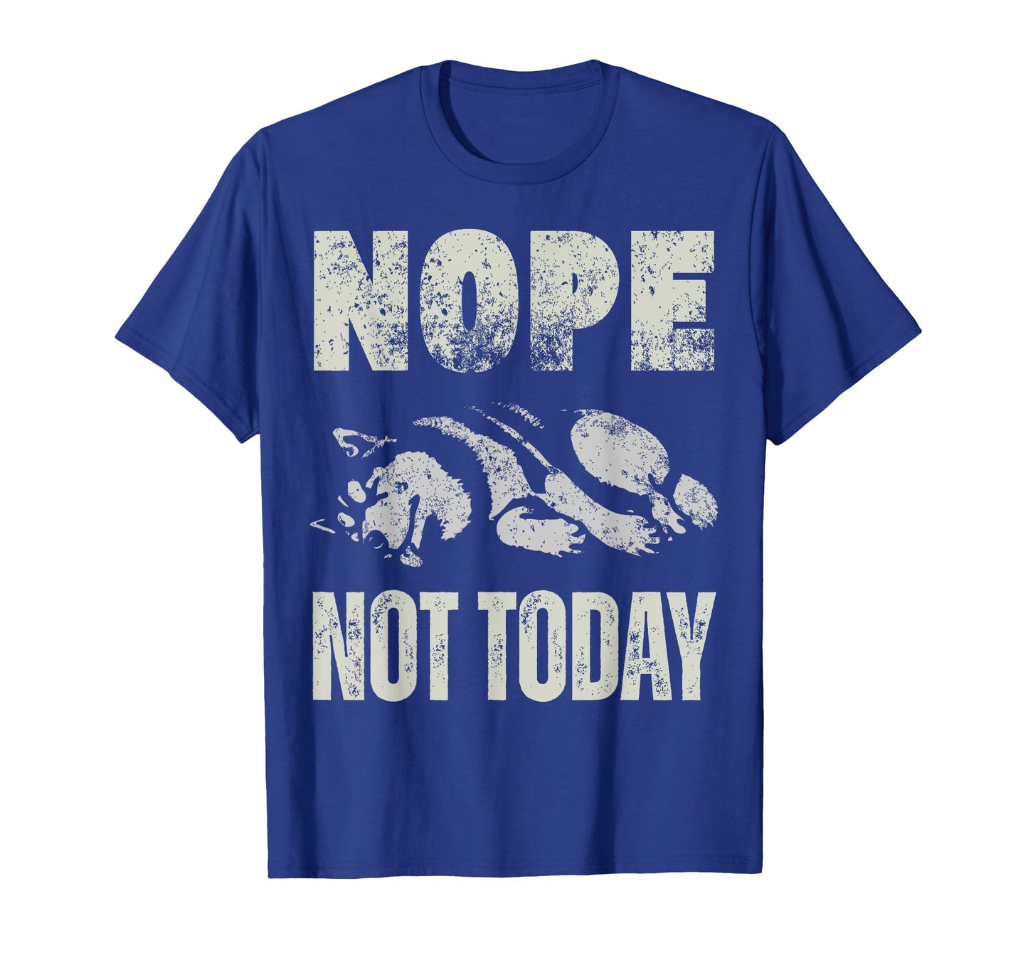 Vintage Nope Not Today Funny Lazy Siberian Husky Dog Owner T-Shirt