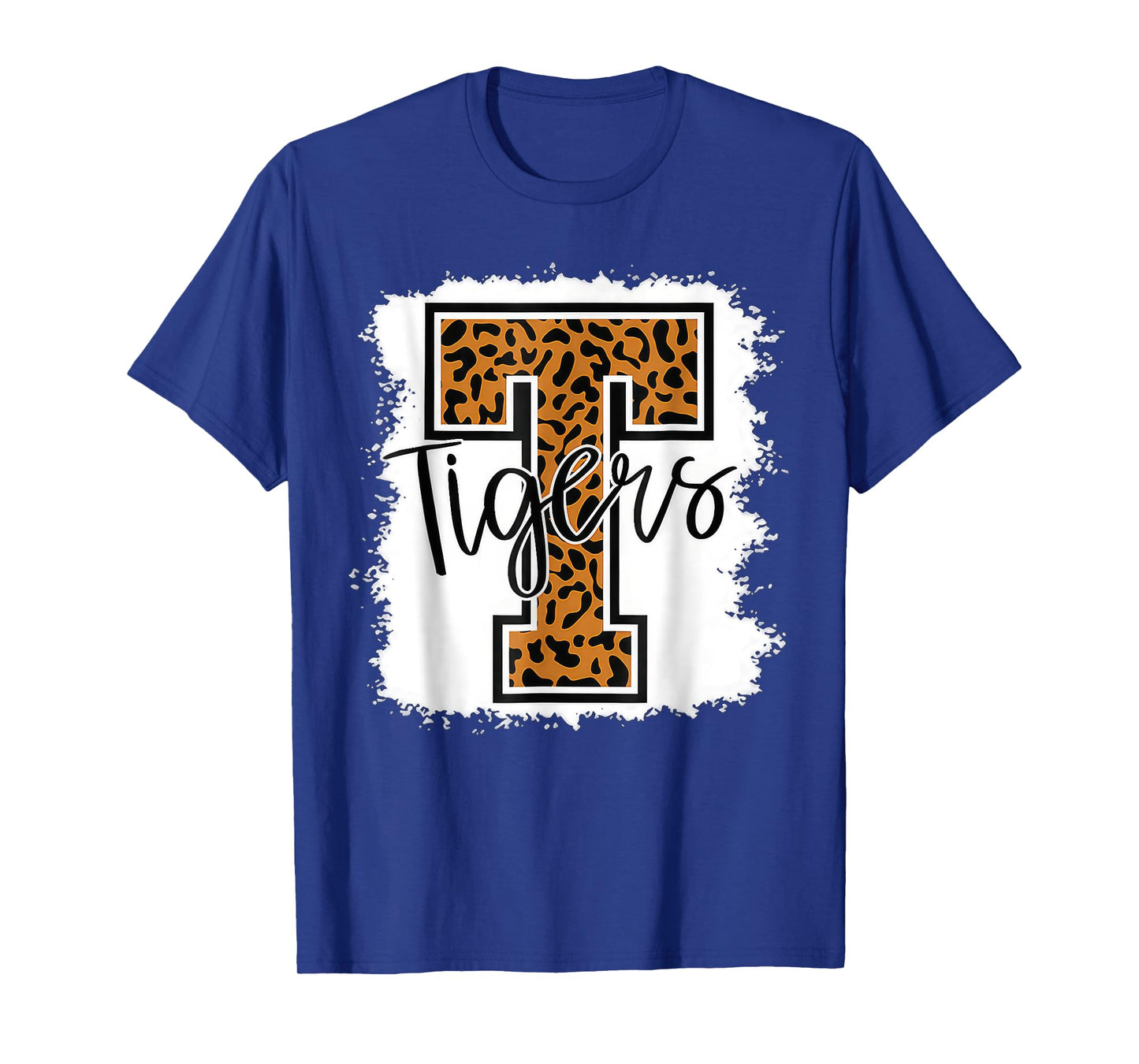 Tigers Swash School Spirit Orange Black T Shirt T-Shirt