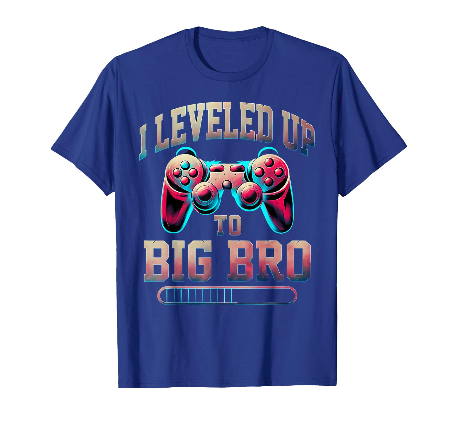I Leveled Up to Big Bro Funny Gamer Big Brother T-Shirt